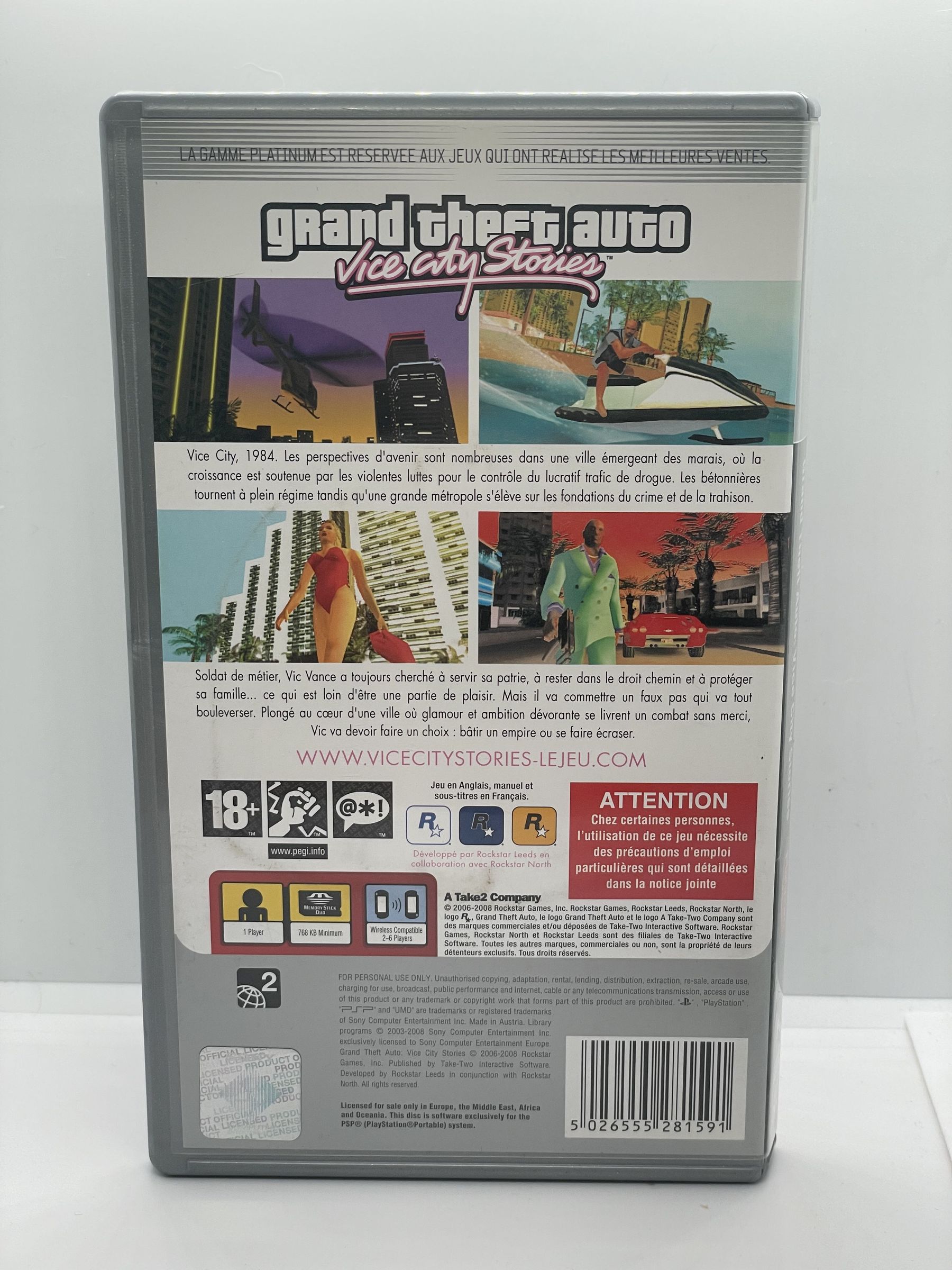 Grand Theft Auto Vice City Stories PSP