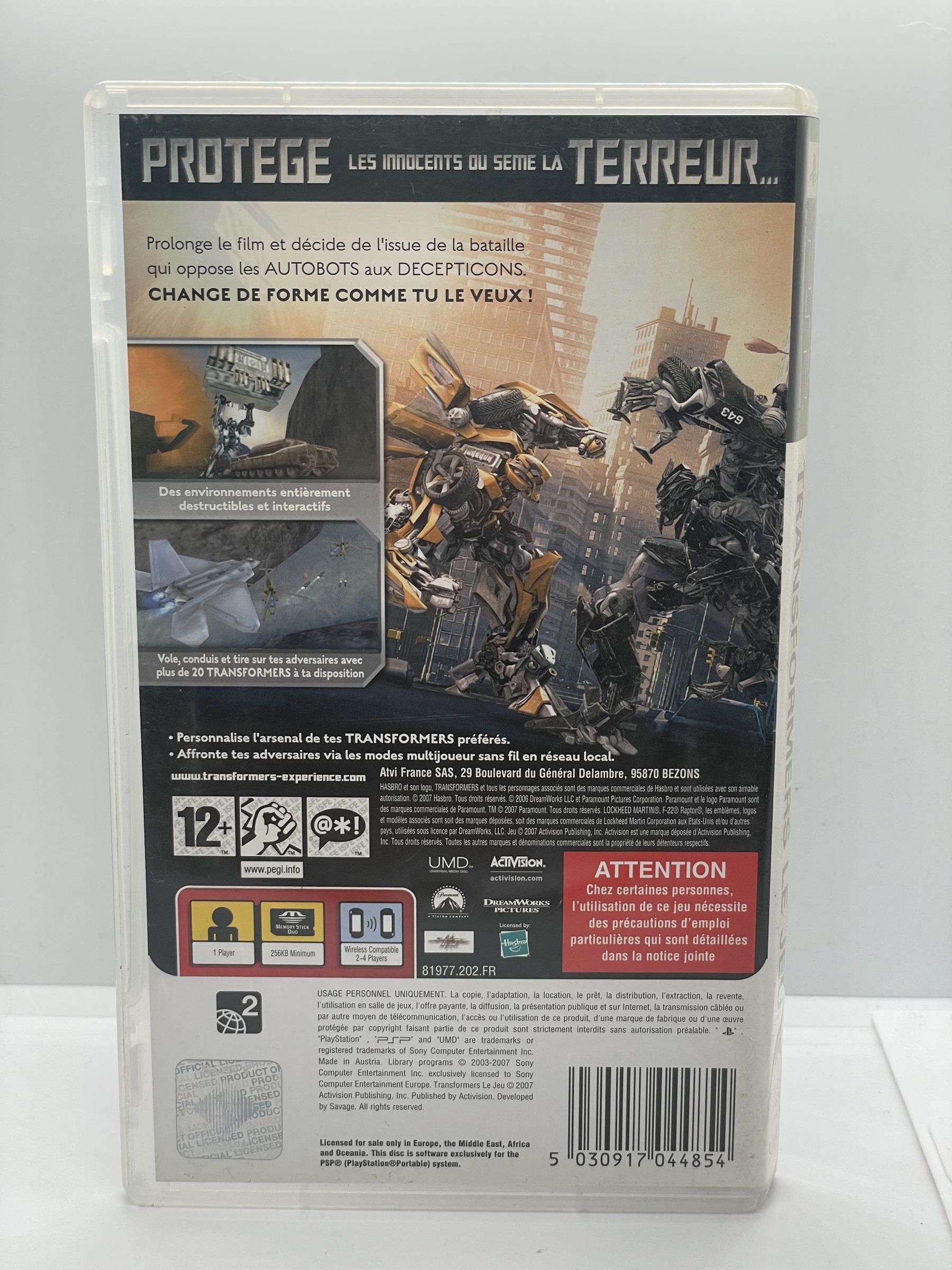 Transformers PSP (FR)