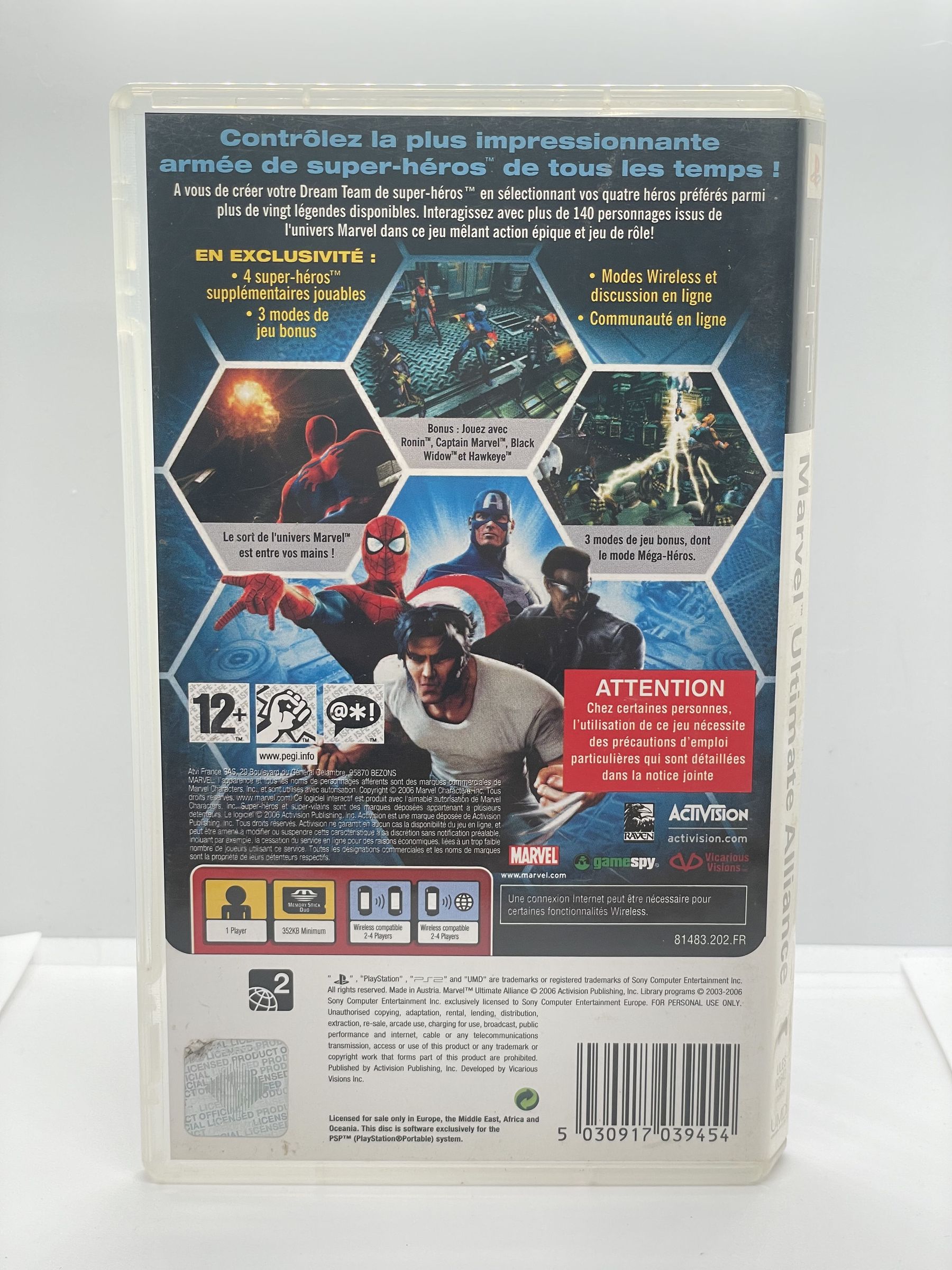 Marvel Ultimate Alliance PSP