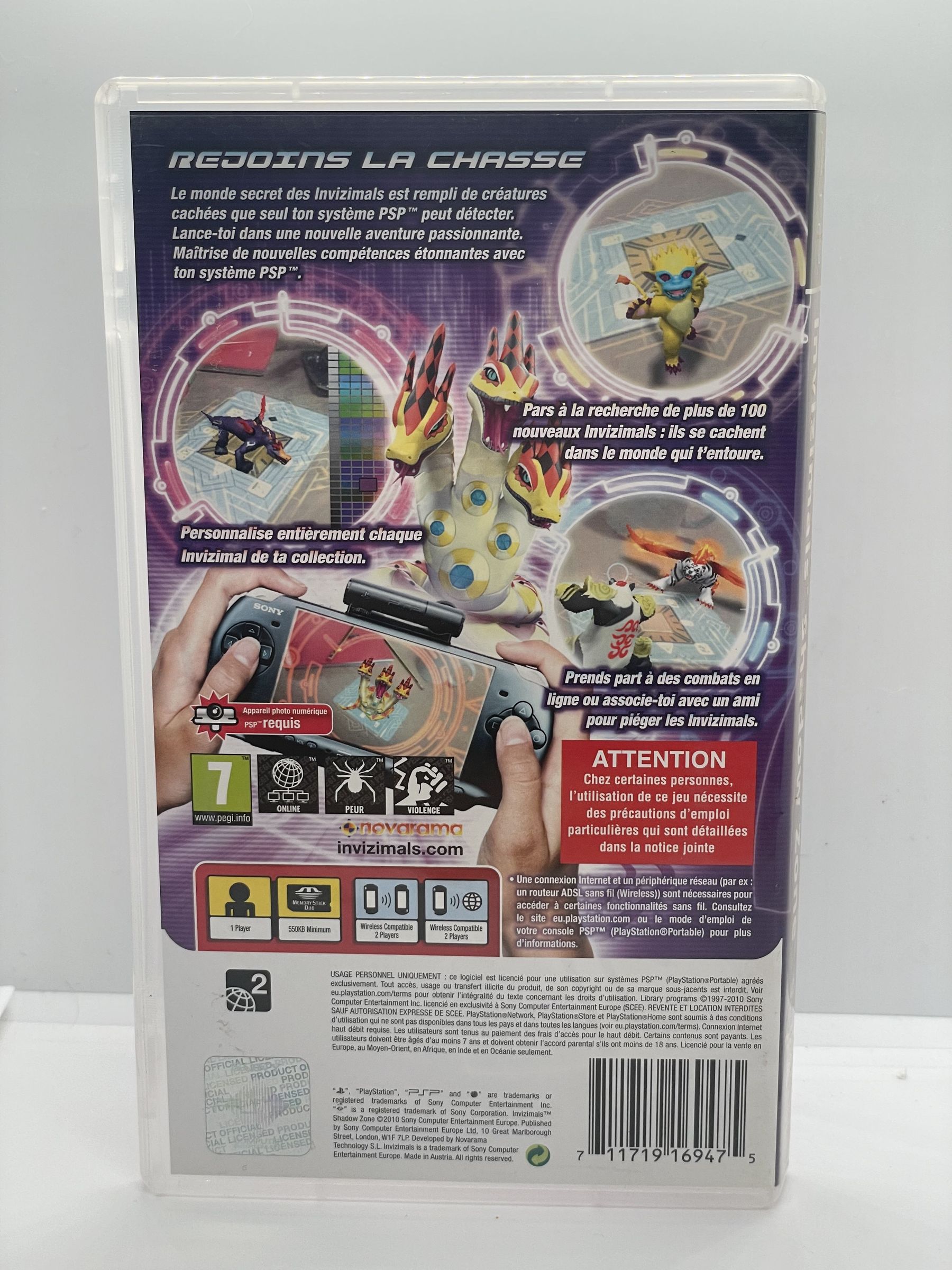 Invizimals Shadow Zone PSP