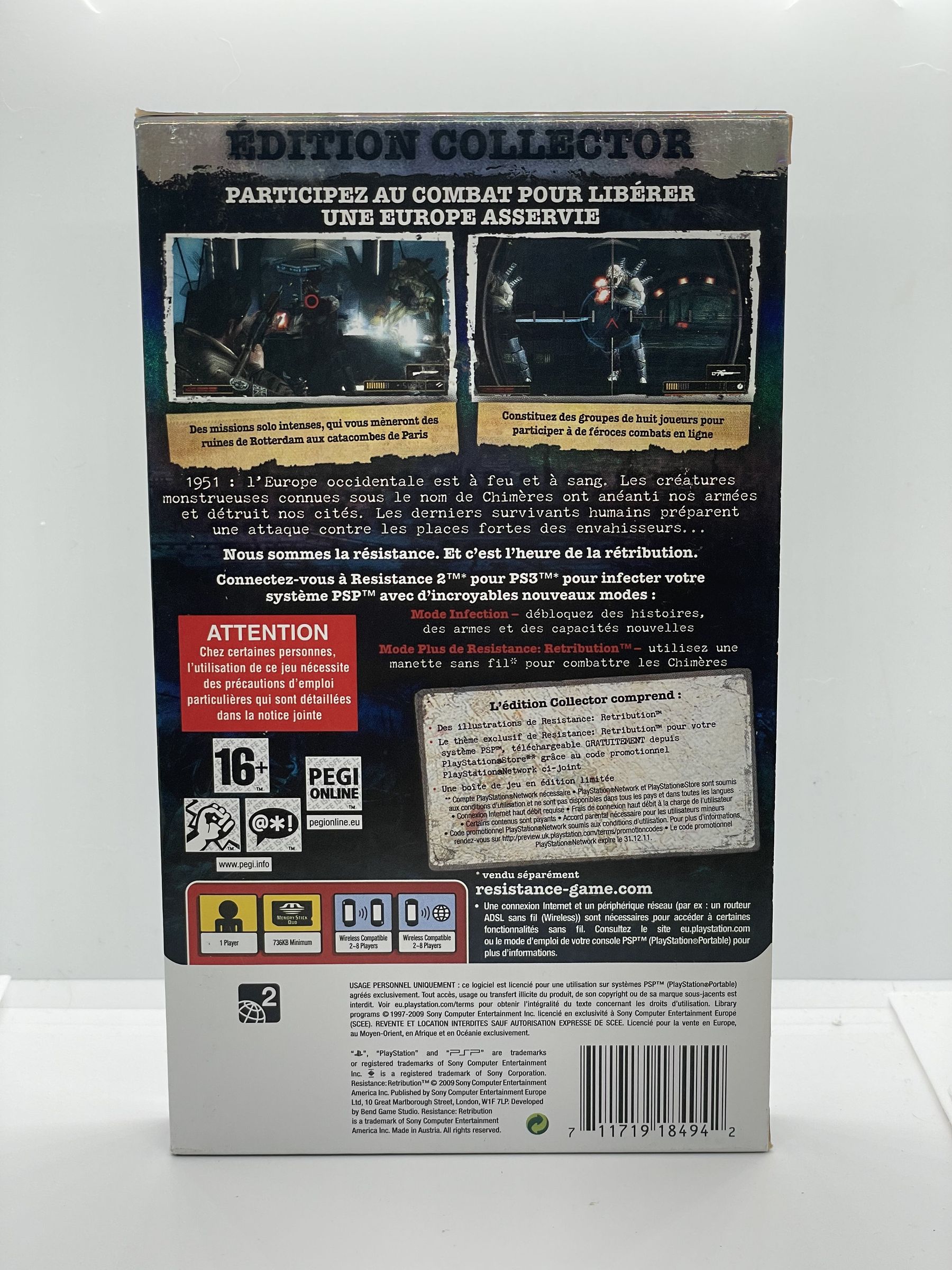 Resistance Retribution PSP (Limited Edition)