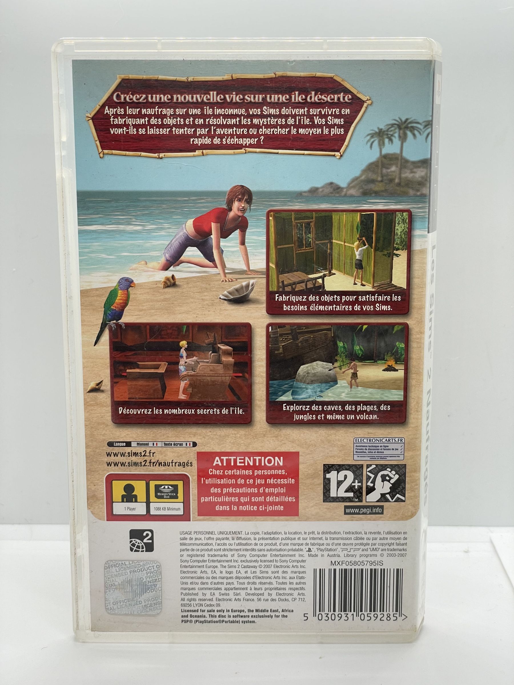 The Sims 2 Castaway PSP