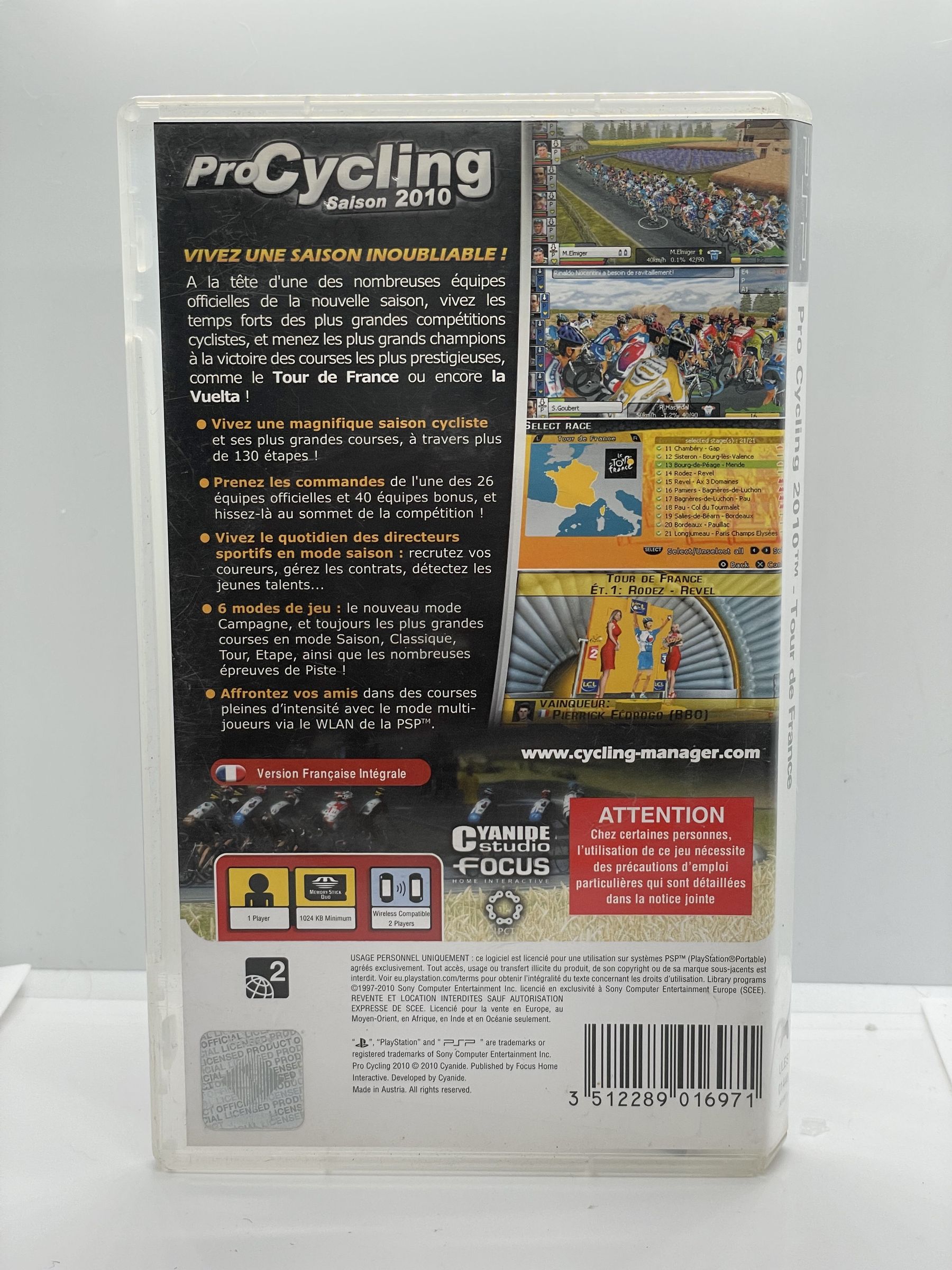 Pro Cycling 2010 Tour de France PSP