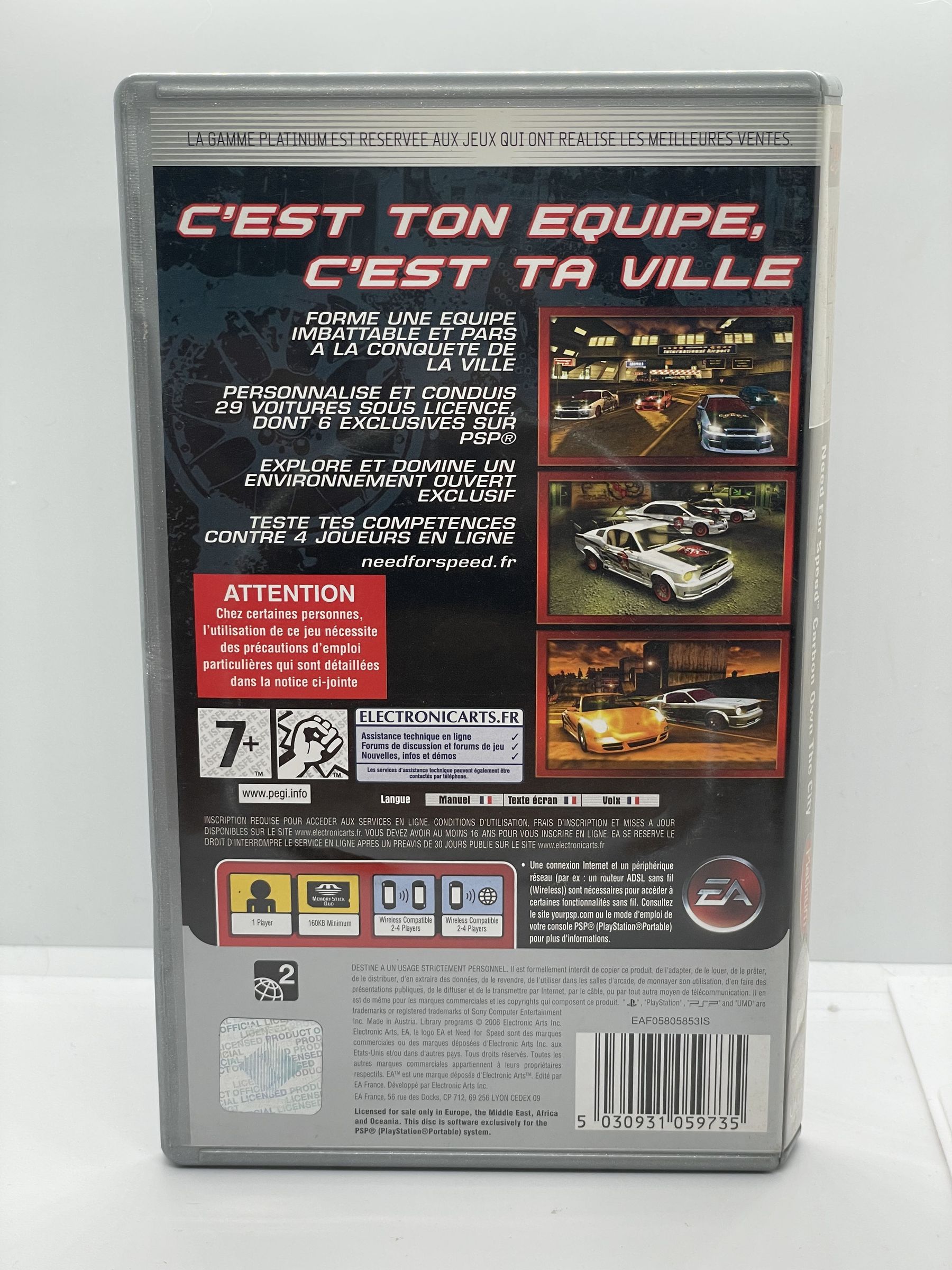 Need for Speed Carbon Own The City PSP