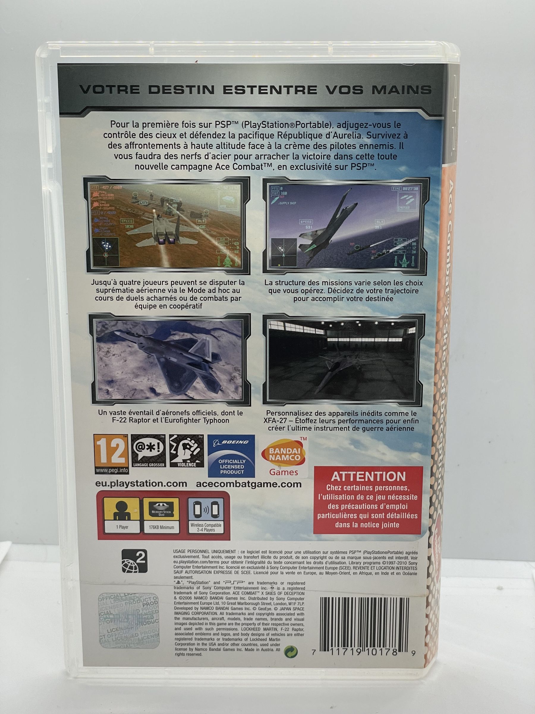 Ace Combat X: Skies of Deception PSP