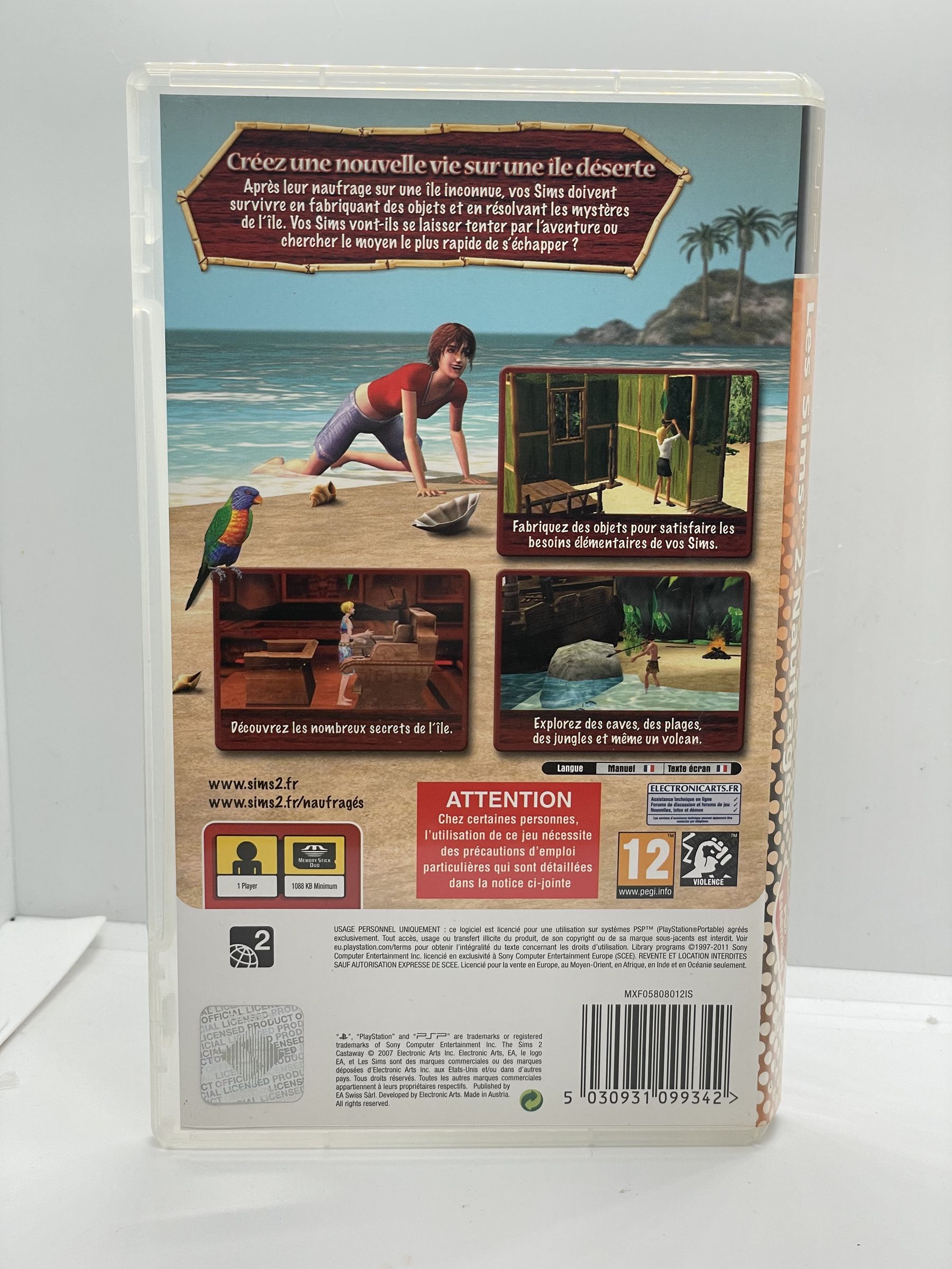 The Sims 2 Castaway PSP