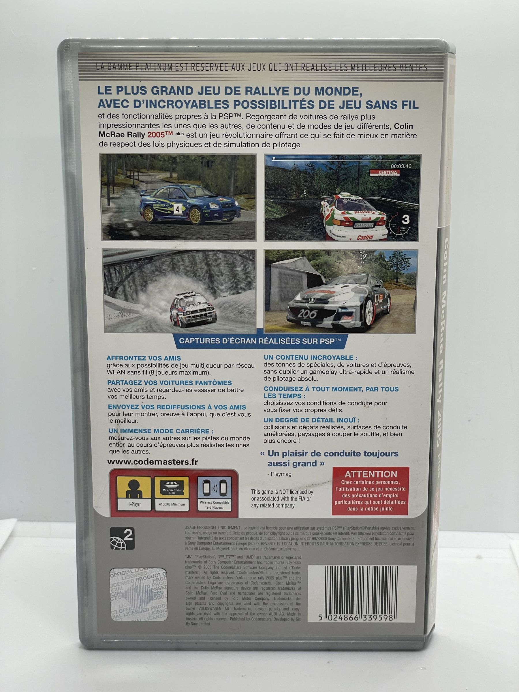 Colin McRae Rally 2005 plus PSP