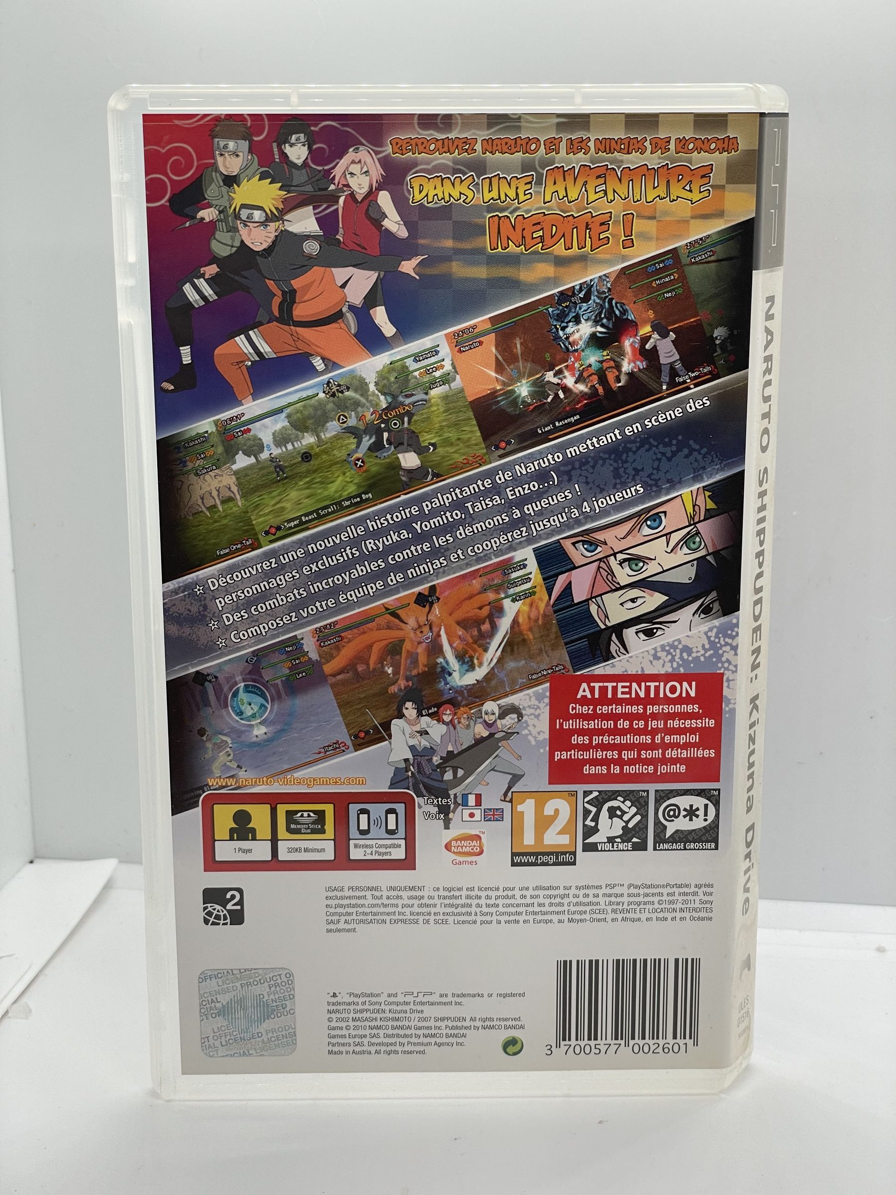 Naruto Shippuden Kizuna Drive PSP