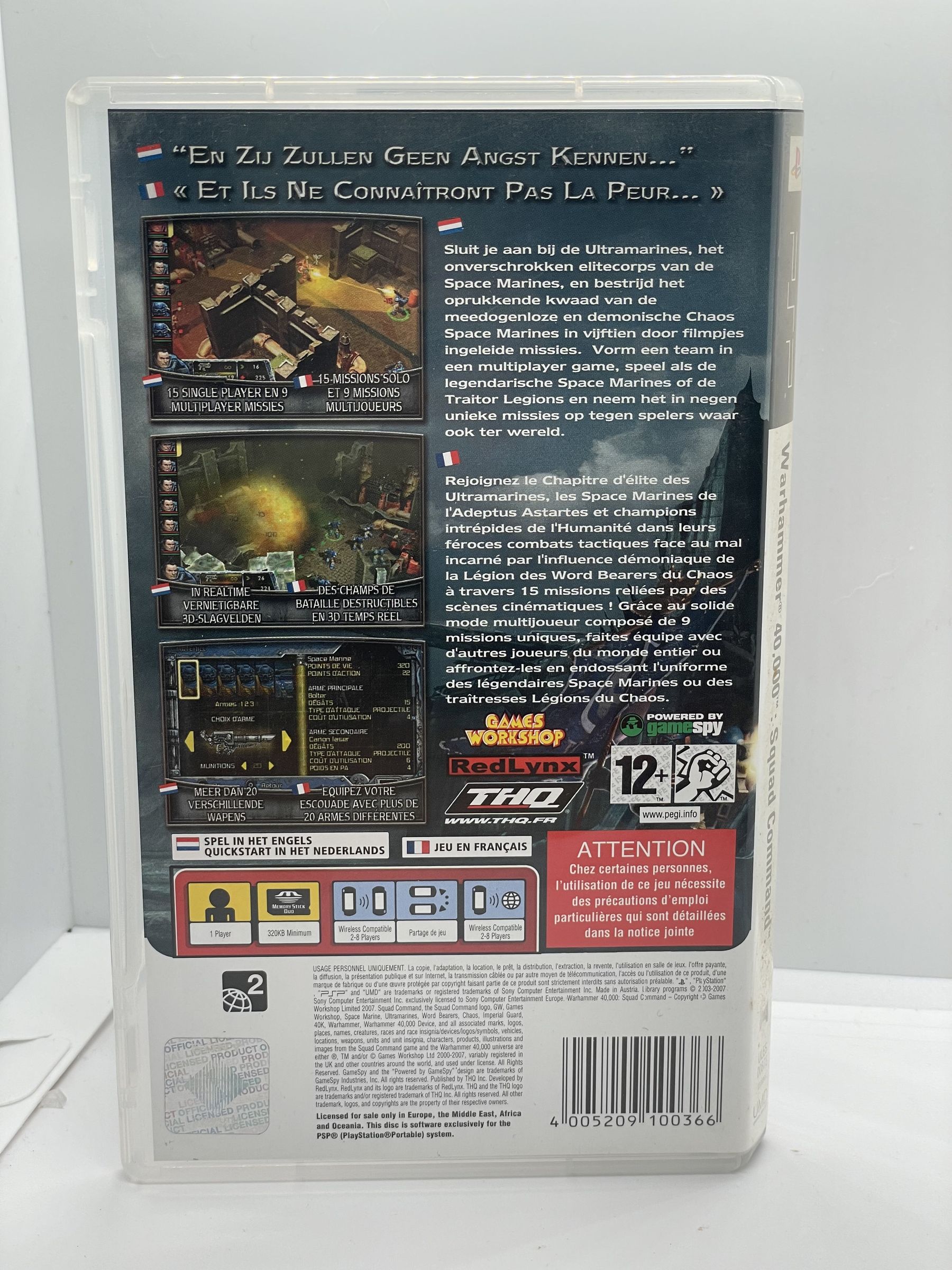 Warhammer 40,000 Squad Command PSP