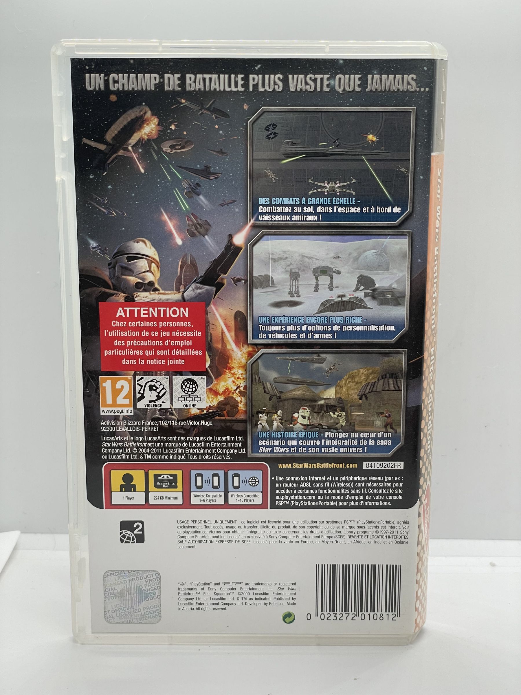 Star Wars Battlefront Elite Squadron PSP