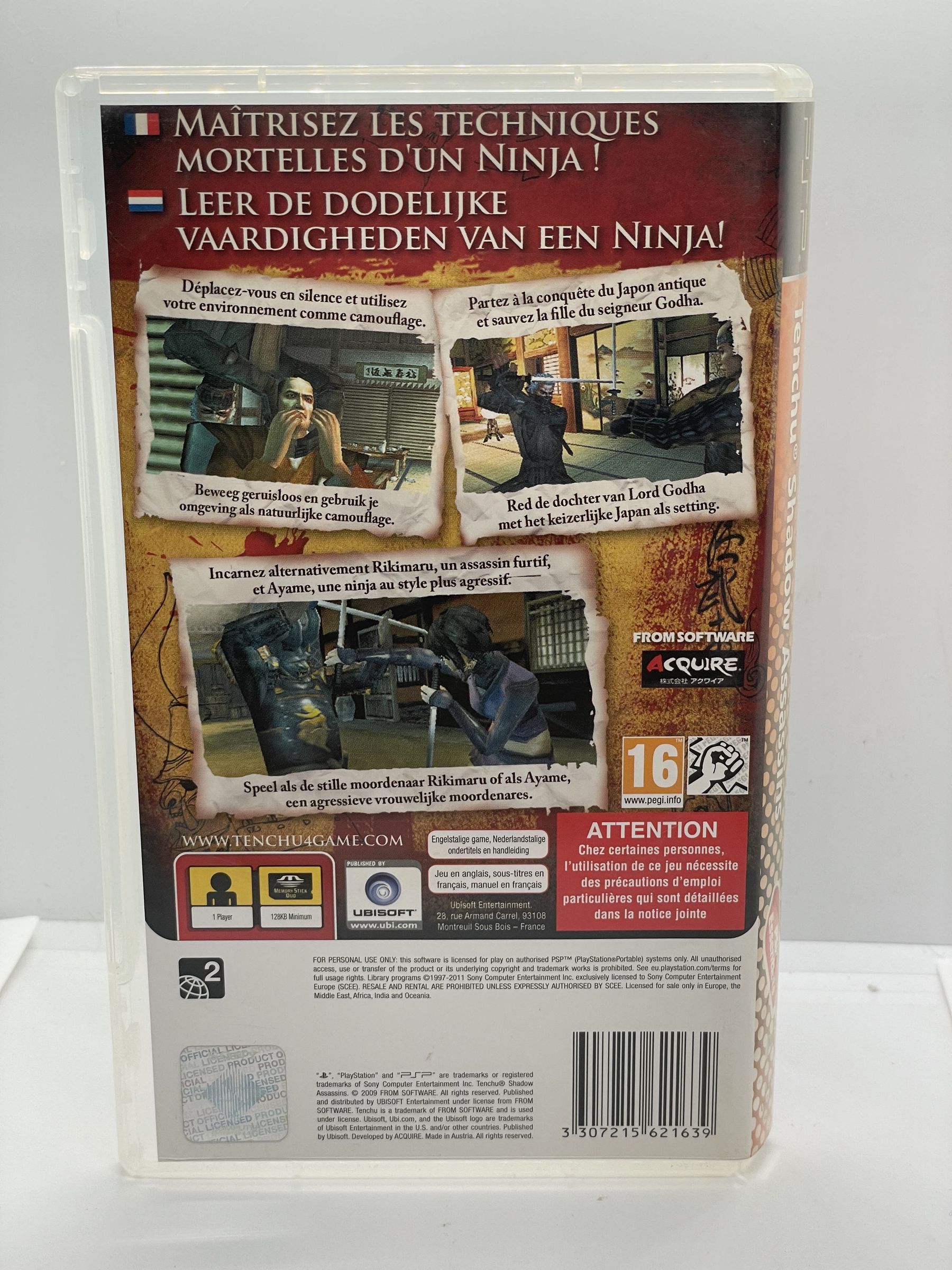 Tenchu Shadow Assassins PSP