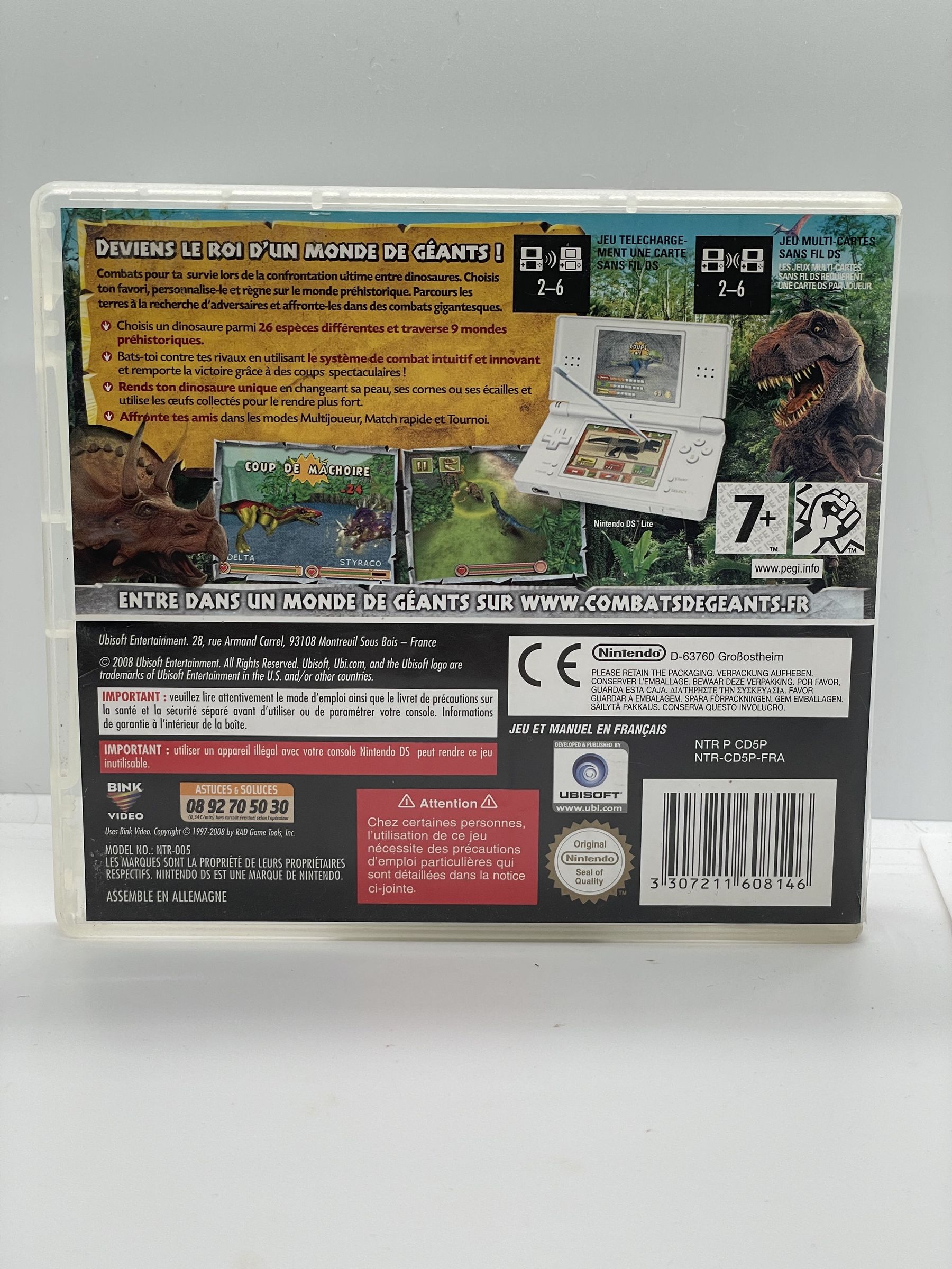 Combat of Giants - Dinosaurs DS