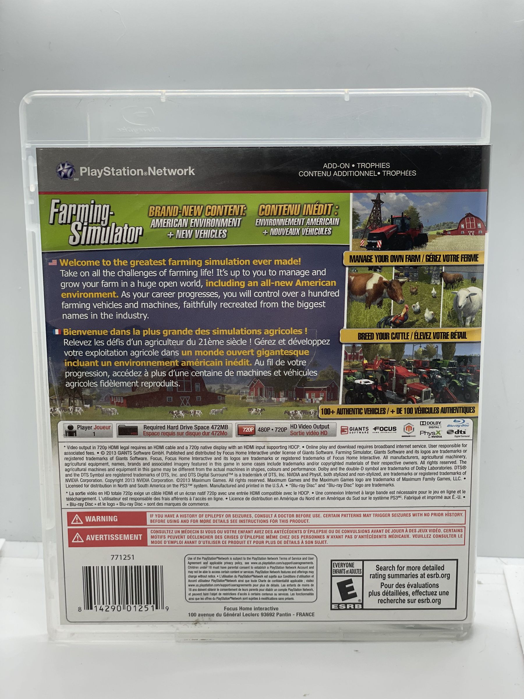 Farming Simulator PS3 [NTSC]