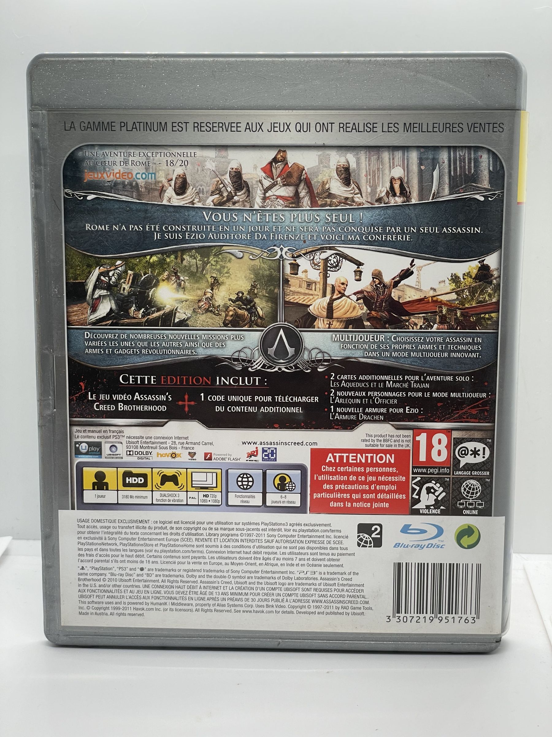 Assassin's Creed Brotherhood PS3