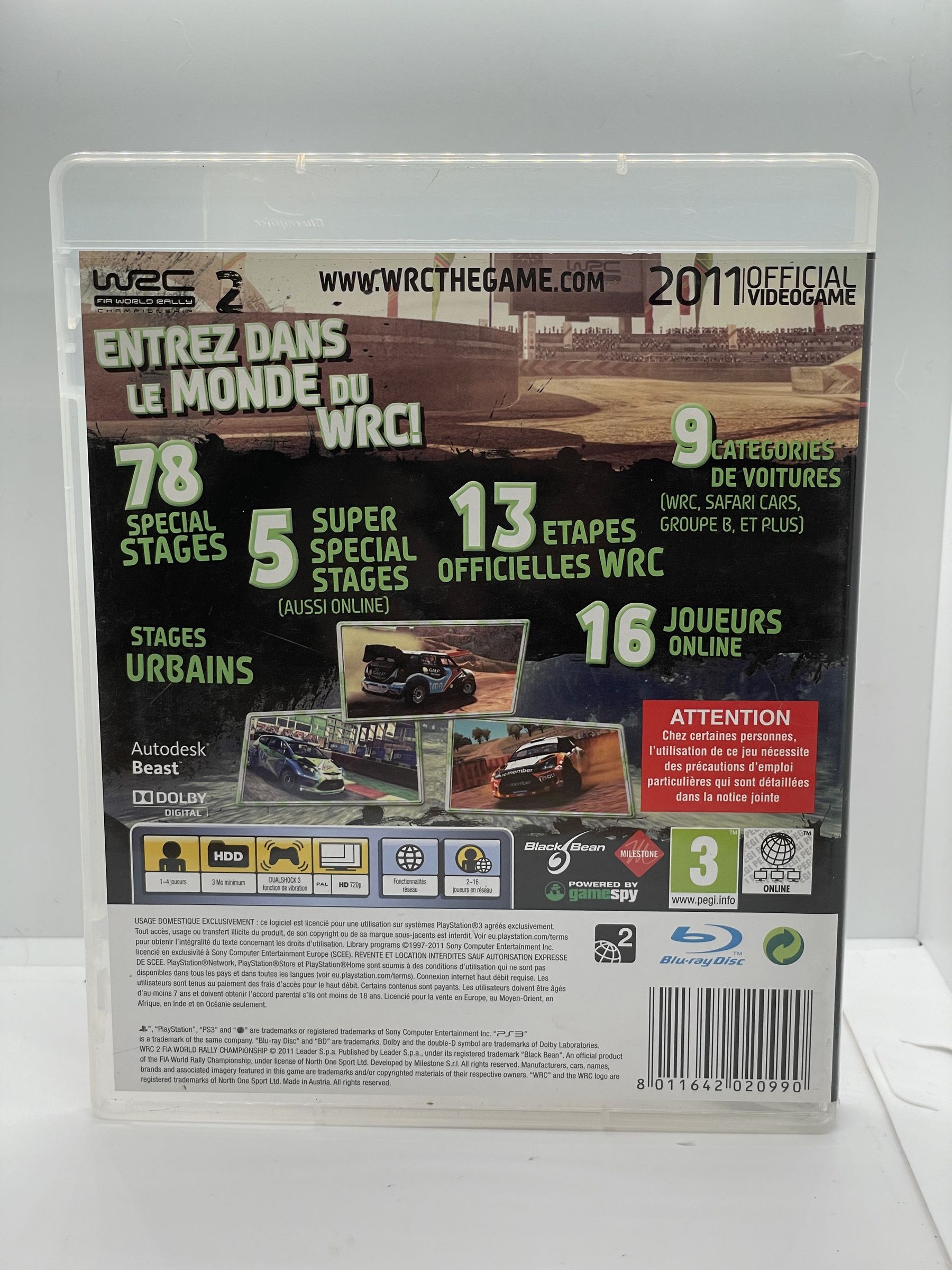 WRC 2: FIA World Rally Championship PS3