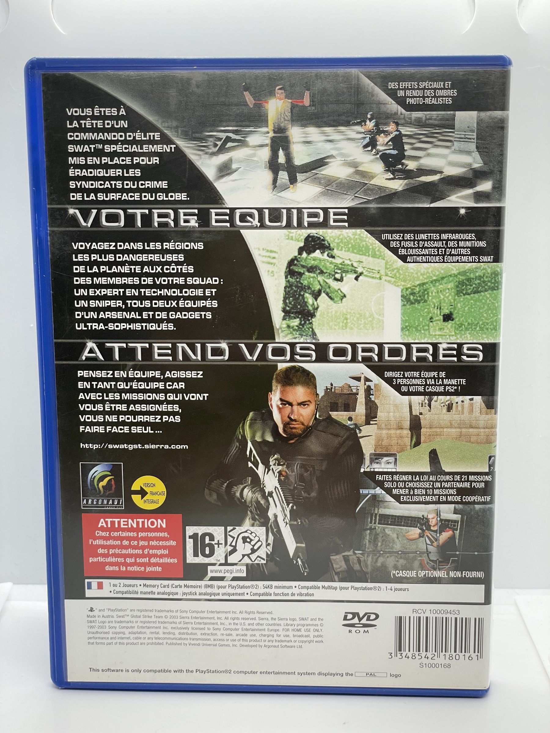 SWAT Global Strike Team PS2