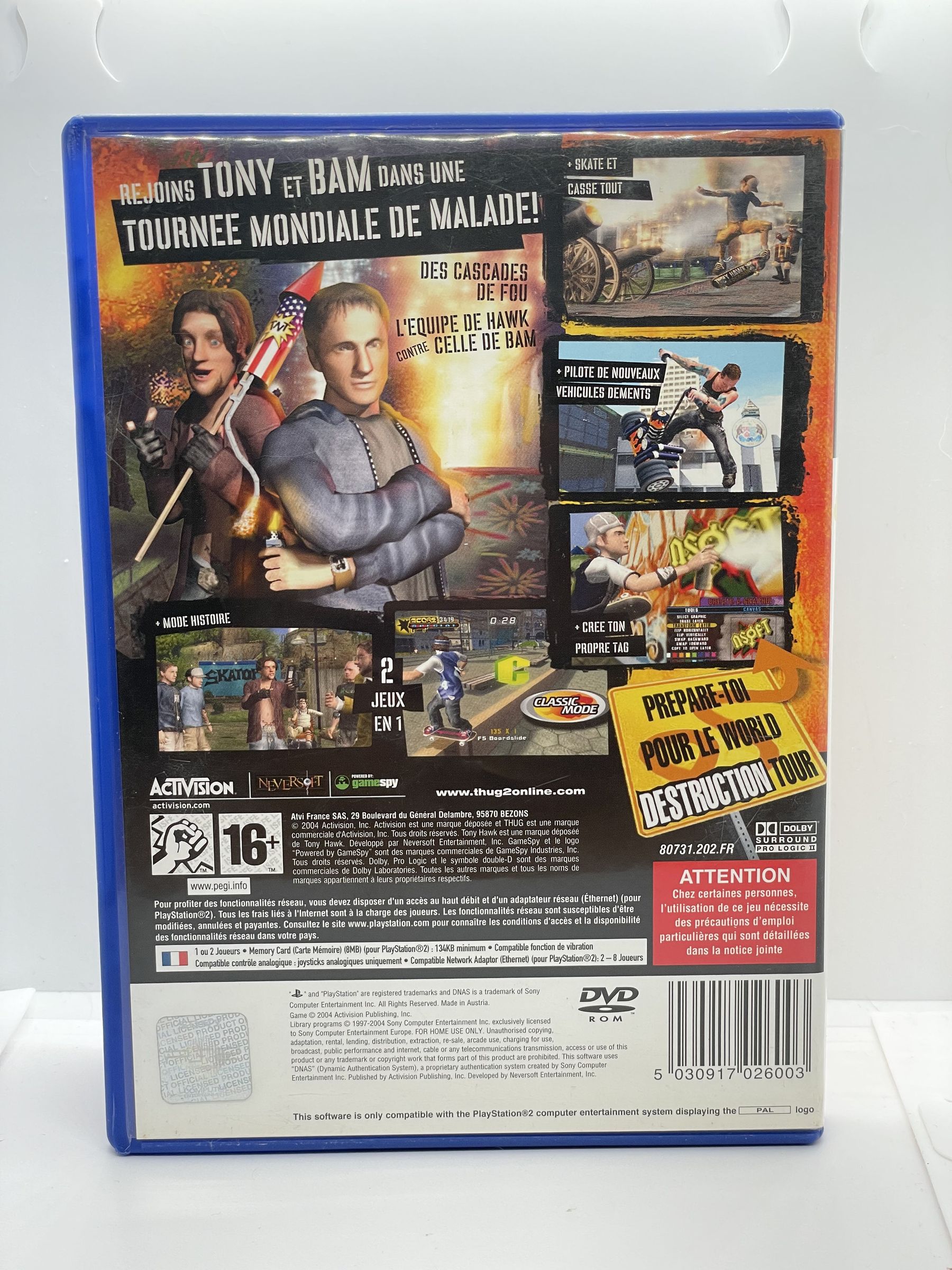 Tony Hawk's Underground 2 PS2 (FR)