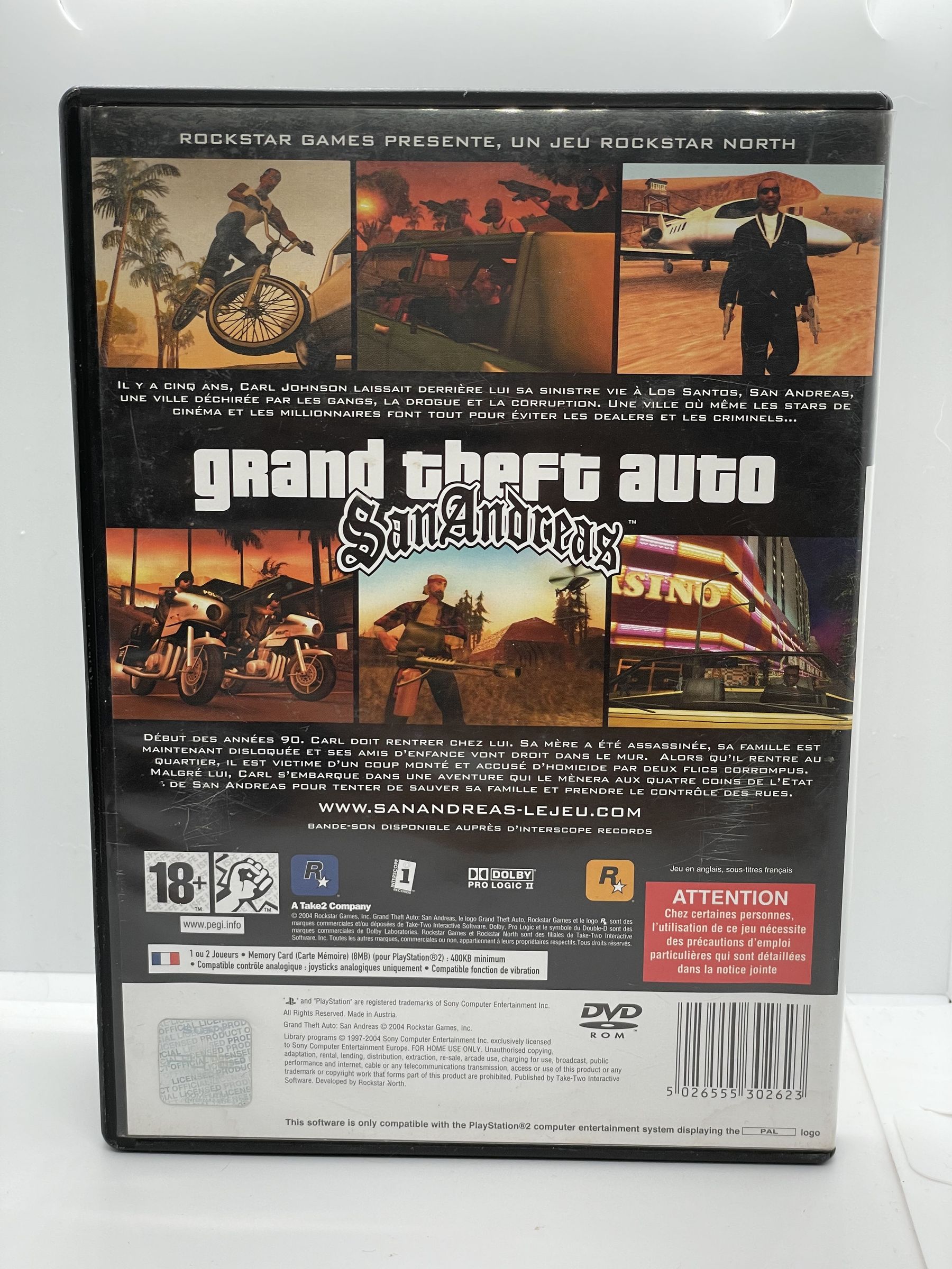 Grand Theft Auto San Andreas PS2