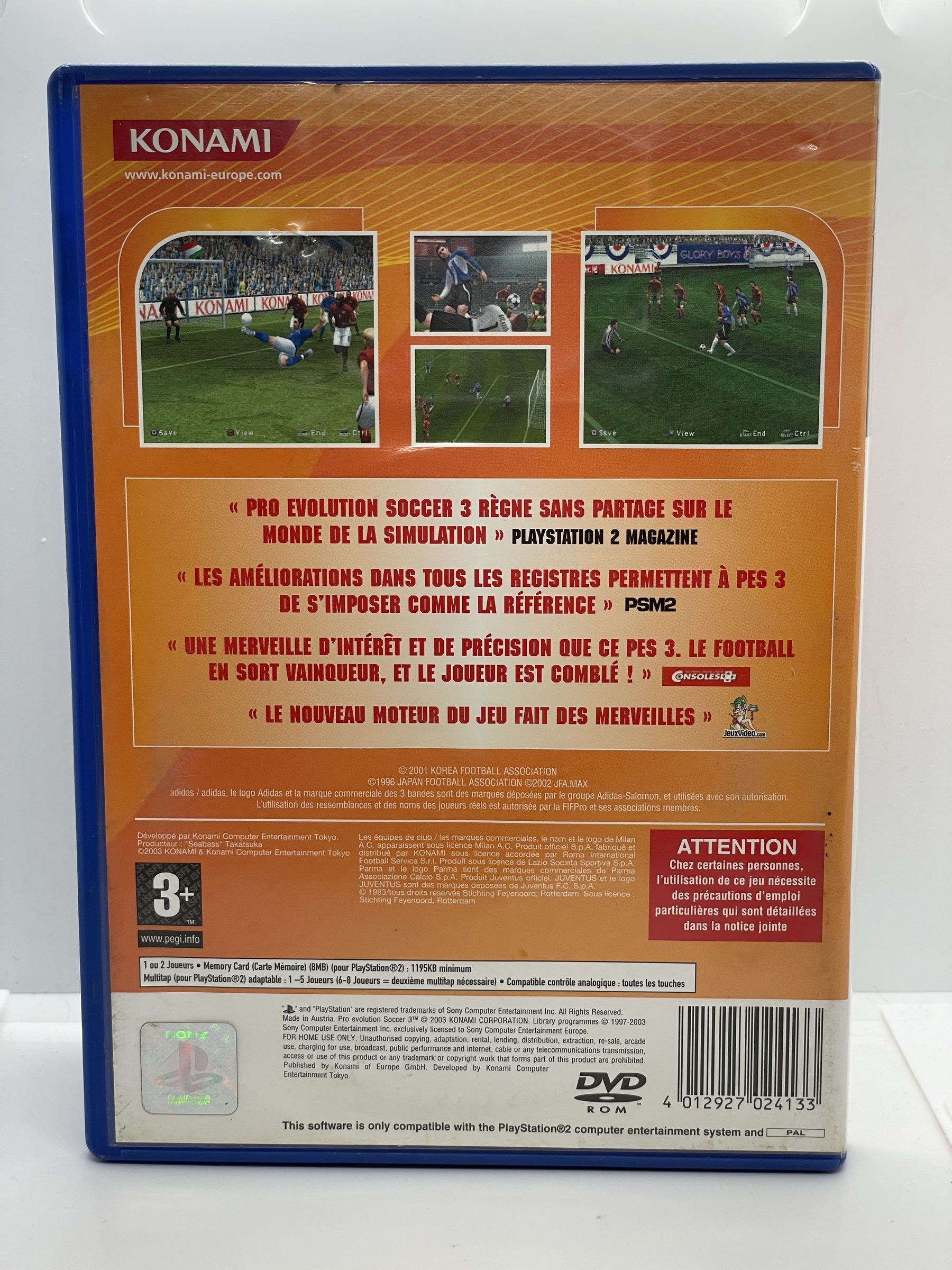 Pro Evolution Soccer 3 PS2