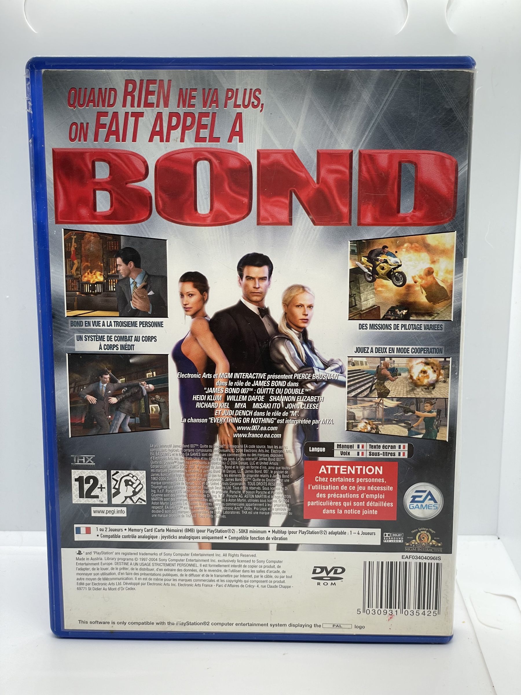 007 Everything or Nothing PS2 (FR)