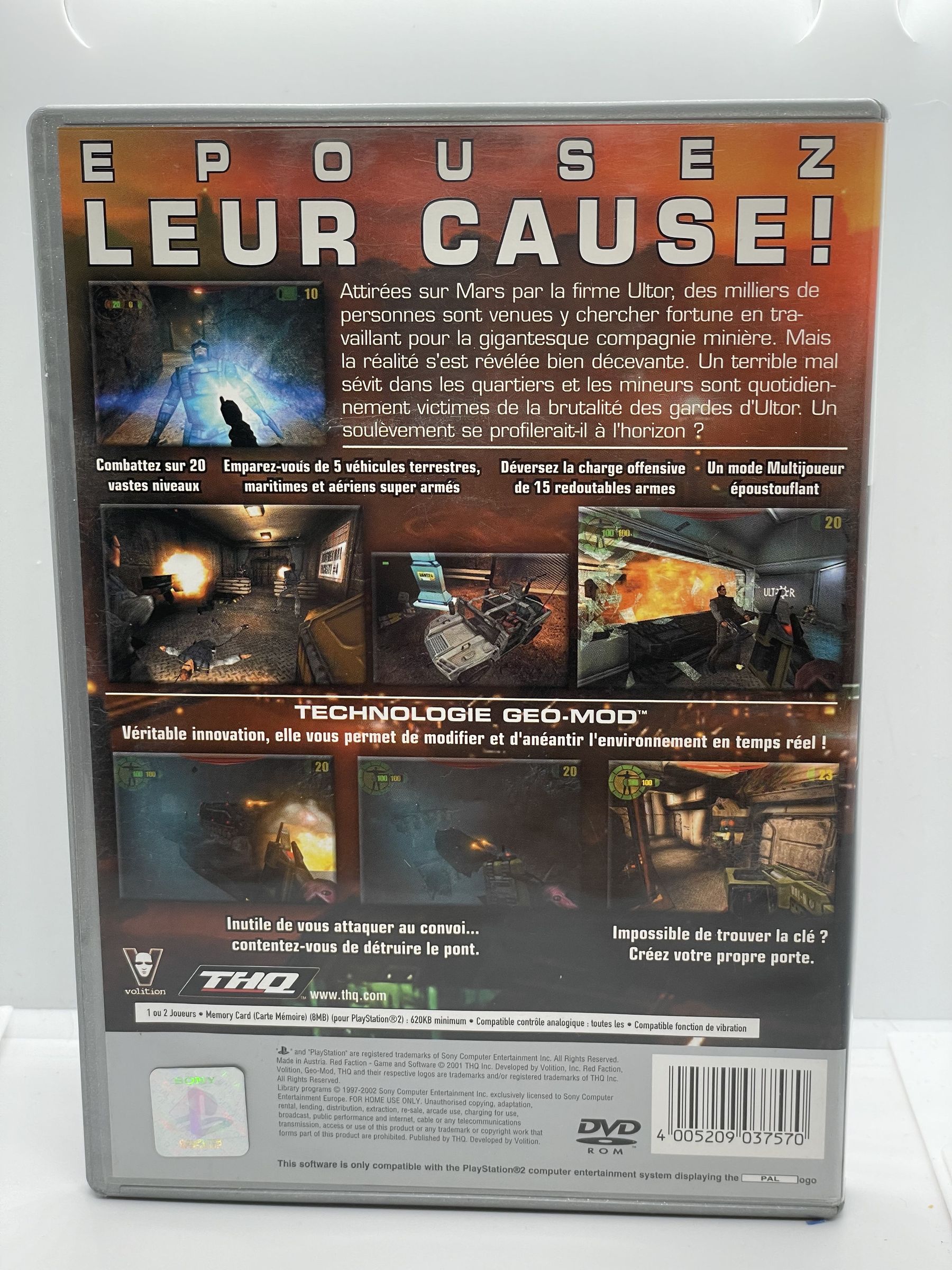Red Faction PS2 (FR)