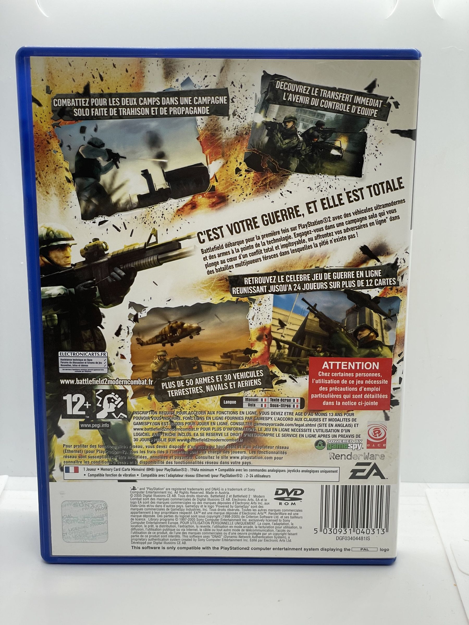 Battlefield 2 Modern Combat PS2 (FR)