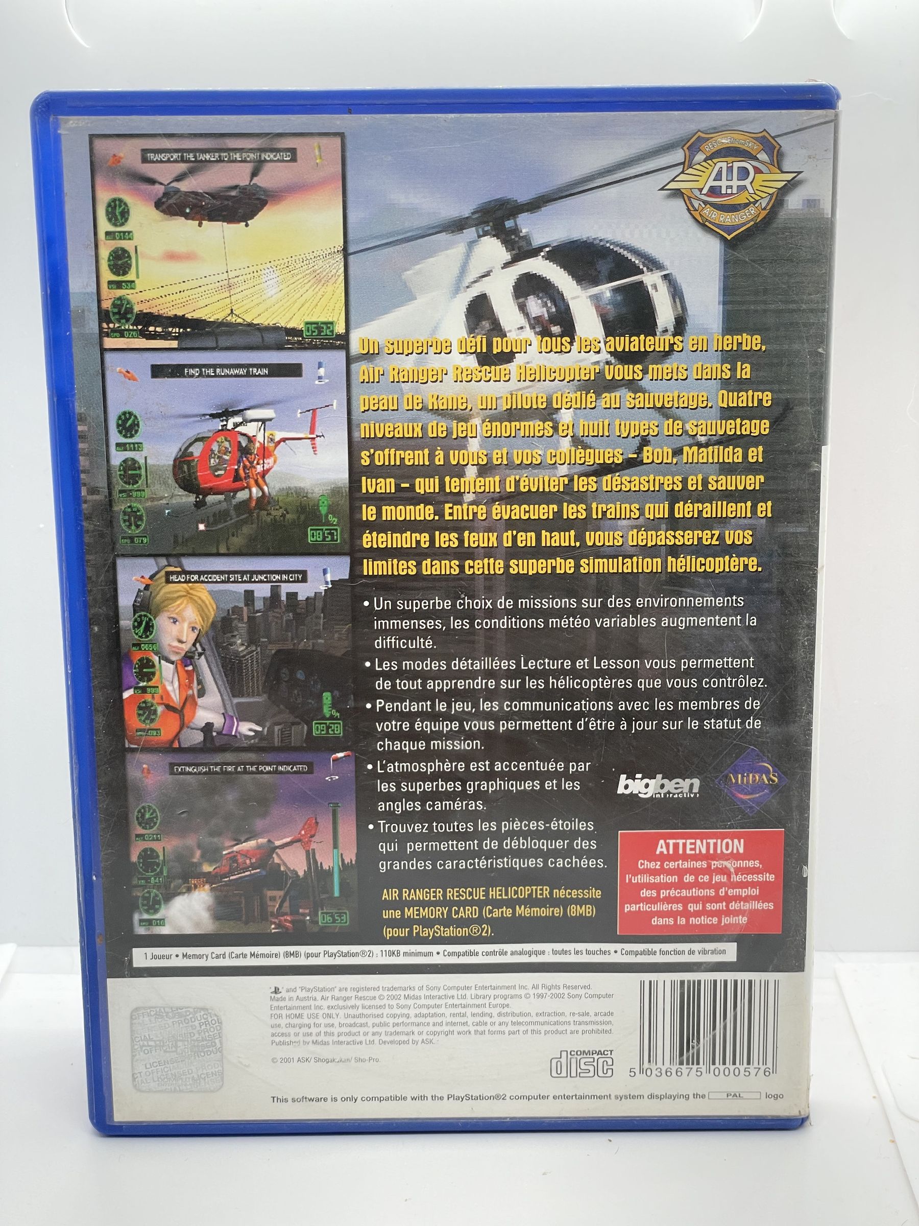 Air Ranger Rescue PS2 - PlayStation 2 | Retrobroker