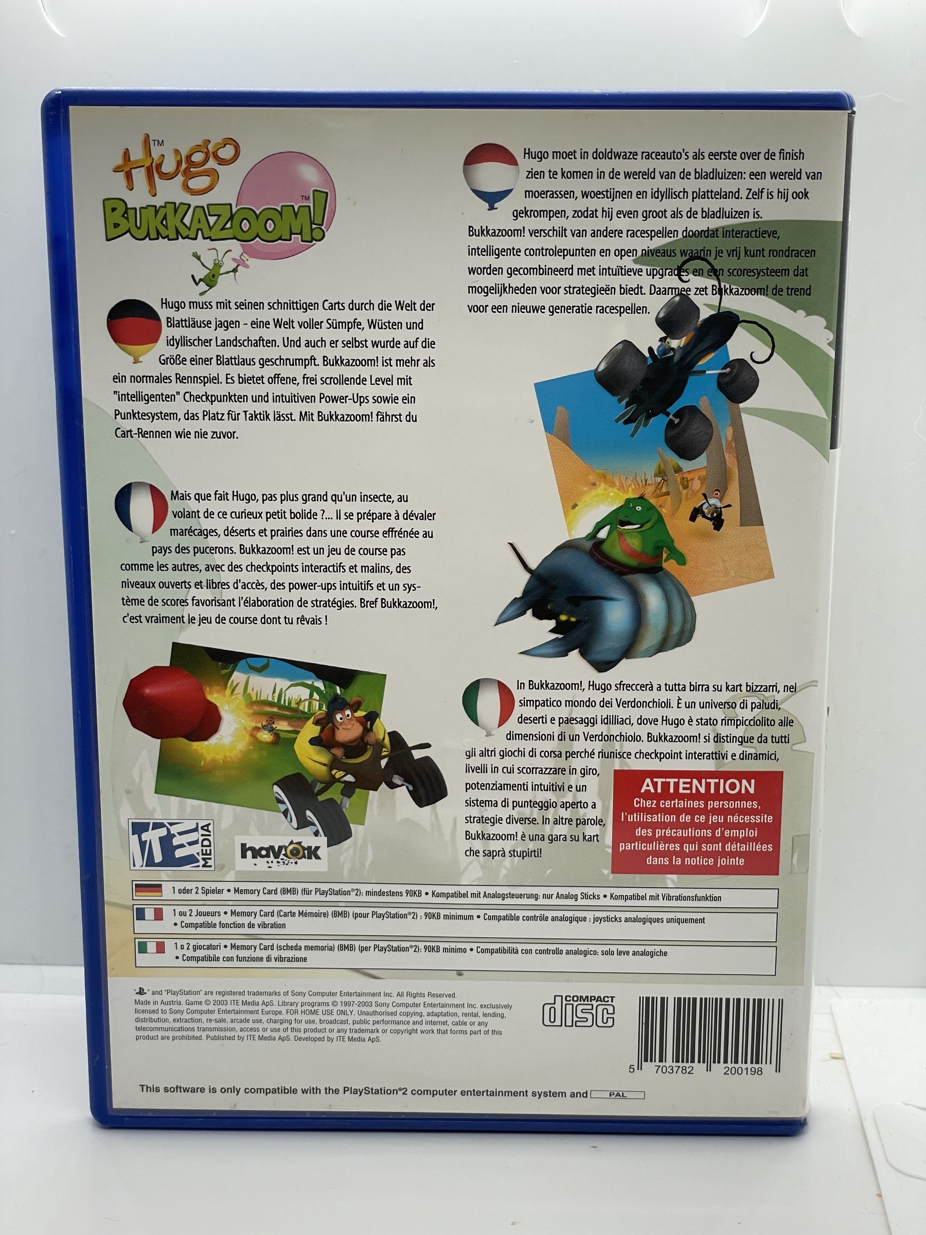 Hugo Bukkazoom PS2