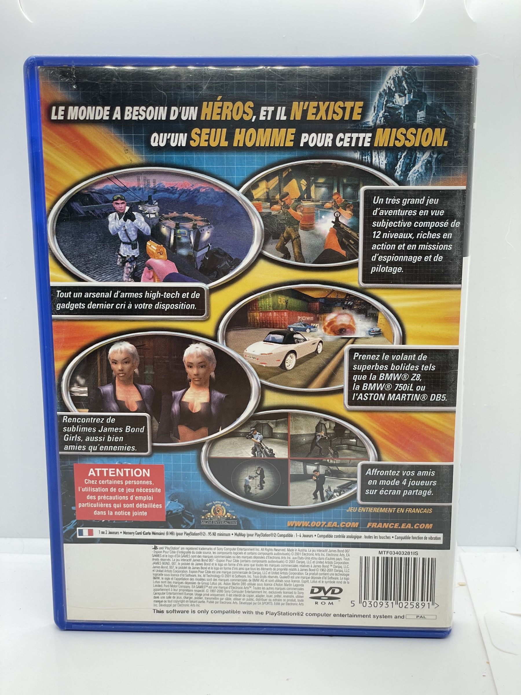 007 Agent Under Fire PS2