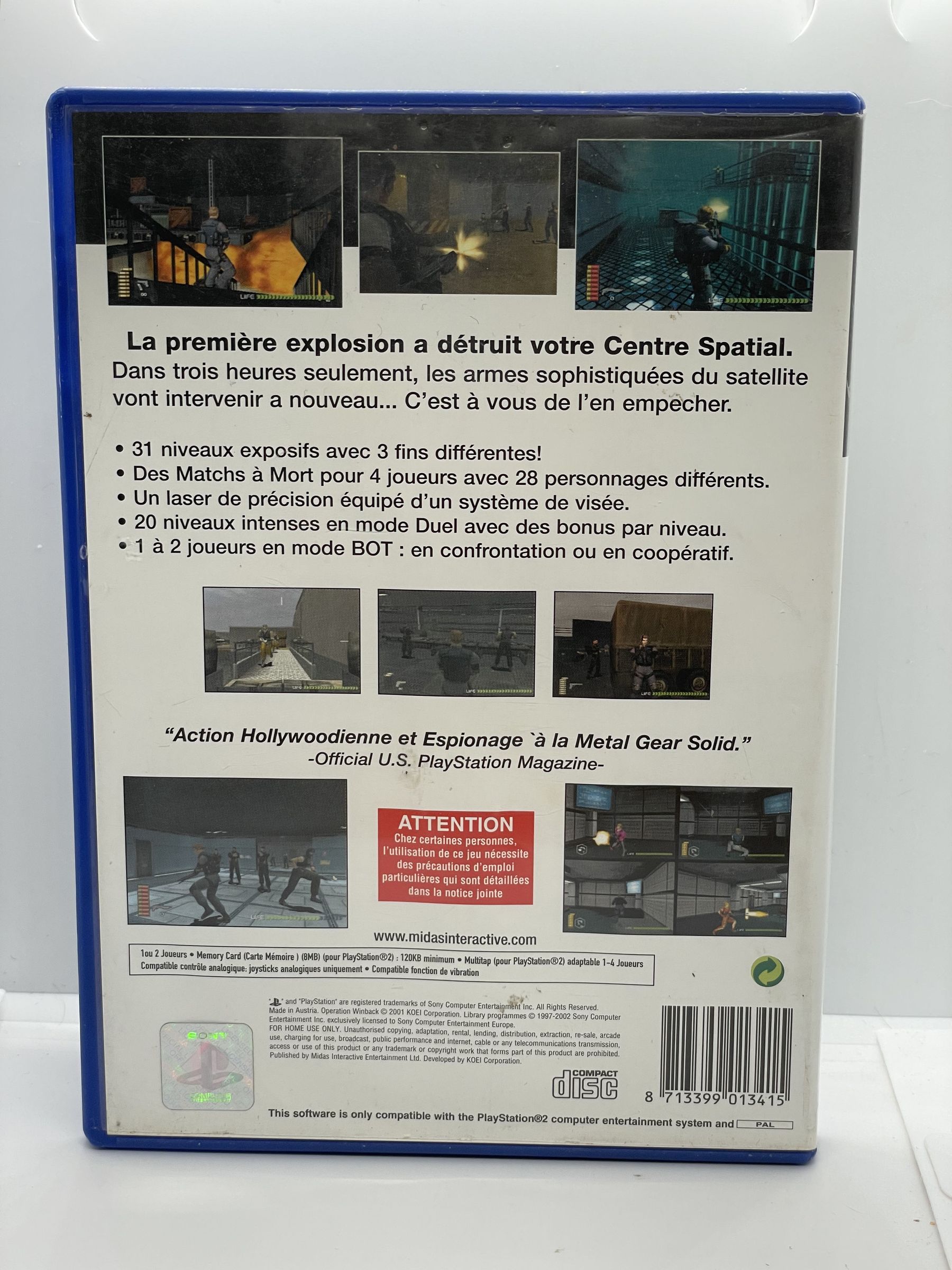 Operation Winback PS2