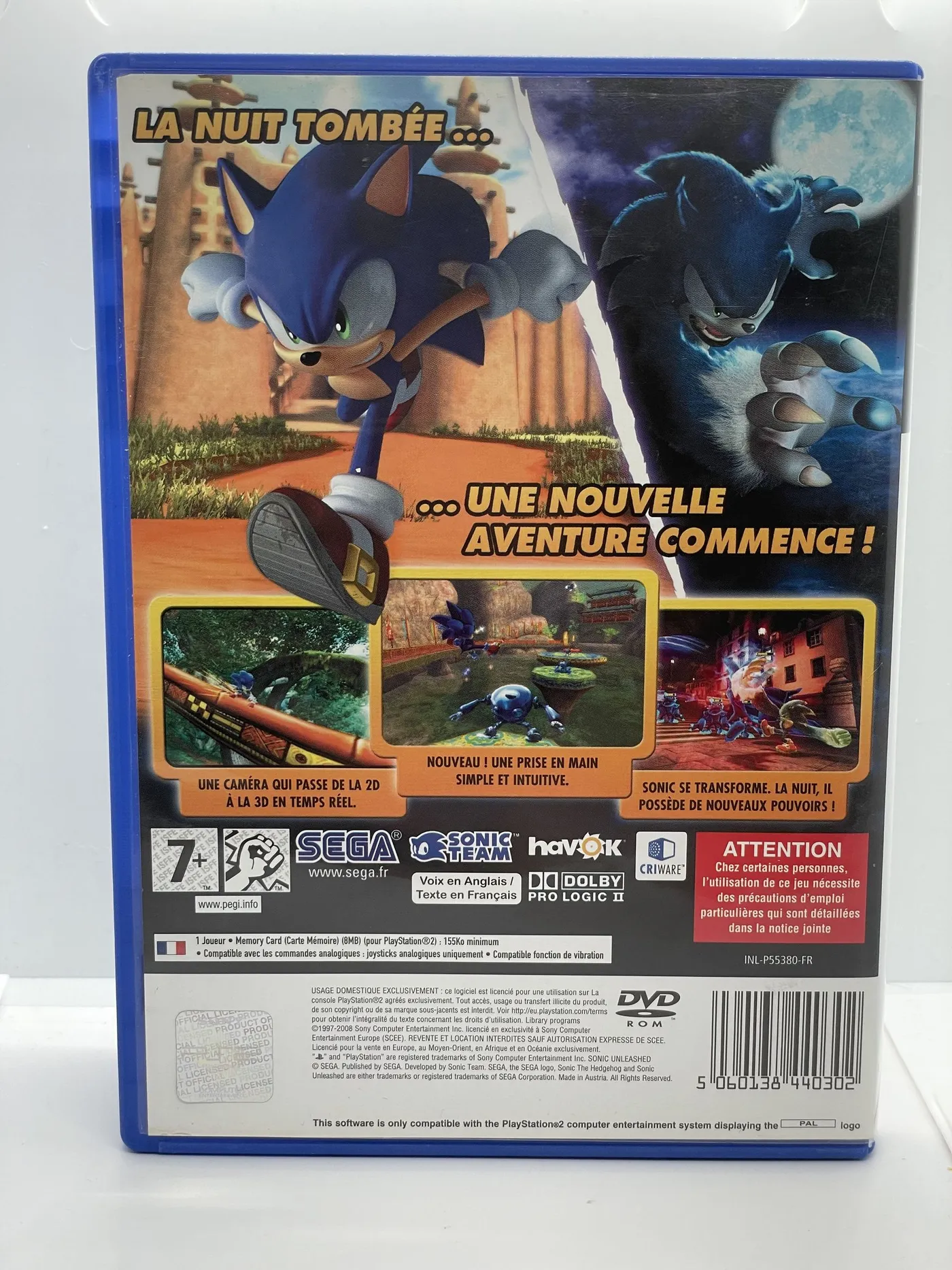 【中古】 Sonic Unleashed Amazon.com: Sonic Unleashed - PlayStation 2 : 電動遊戲