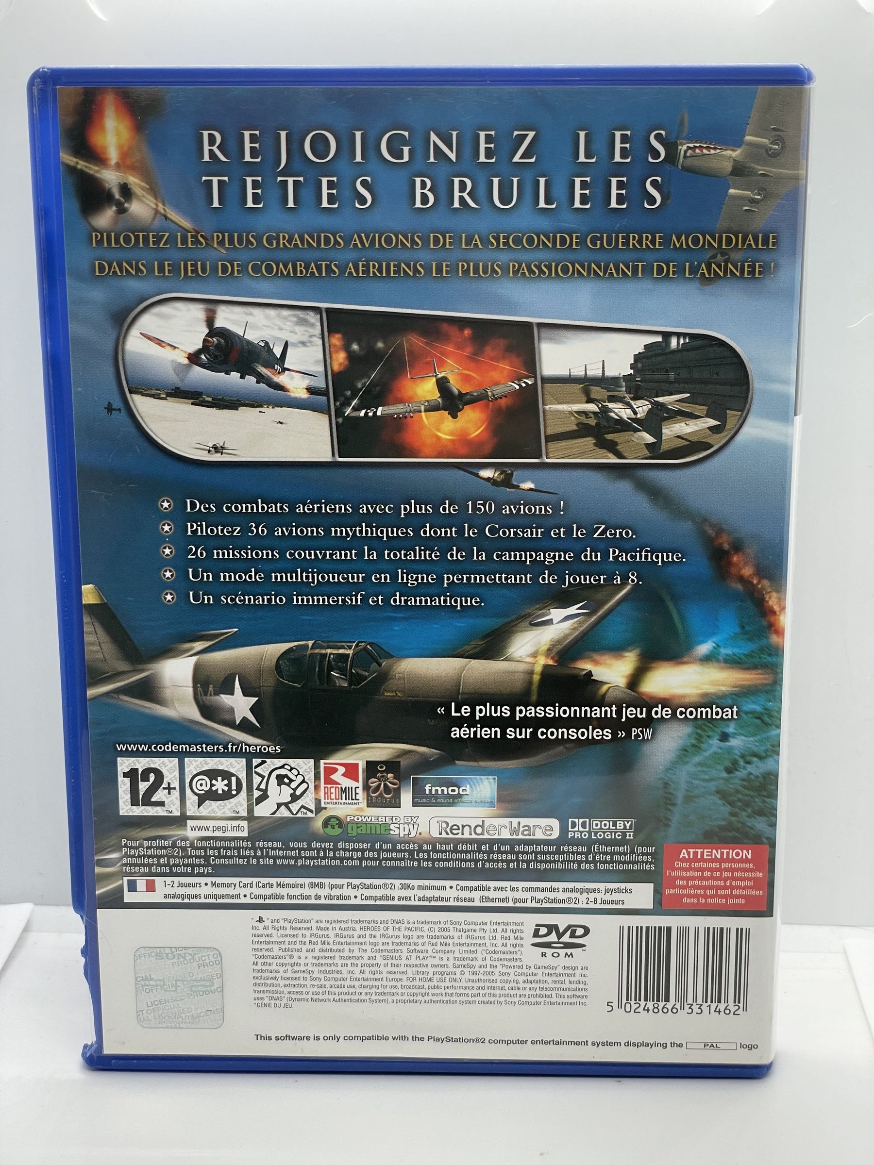 Heroes of the Pacific PS2