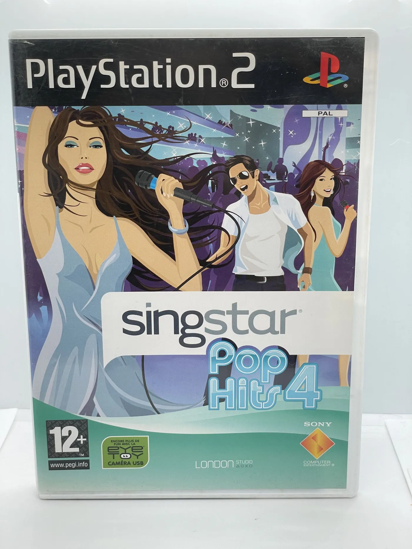 Lot De 4 Jeux SingStar Pour PS2 - Rocks, Pop, Amped, Années 80, Testés, Bon état