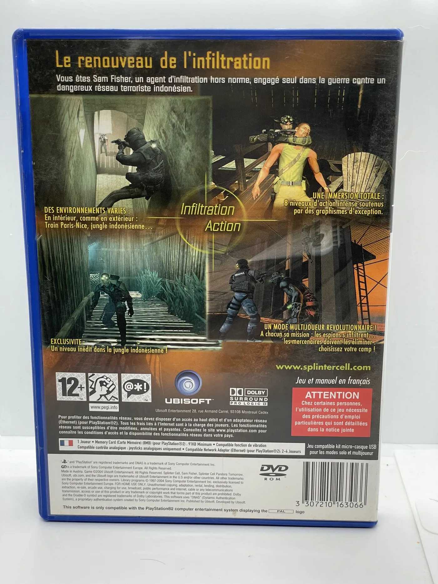 トム・クランシーシリーズ SPLINTER CELL (Playstation2) Amazon.com: Tom Clancy's Splinter Cell: Pandora Tomorrow