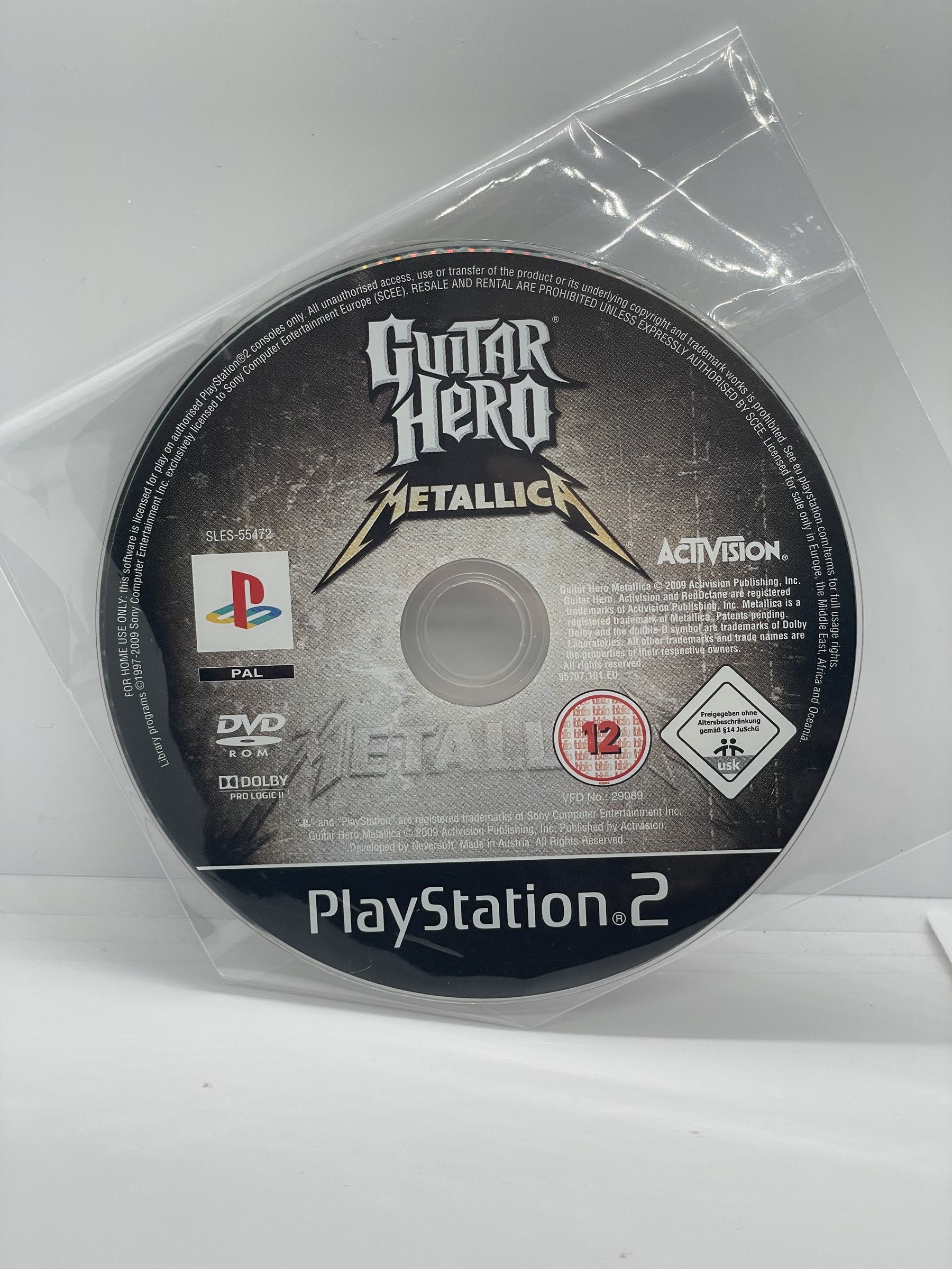 Guitar Hero Metallica PS2 (CD)