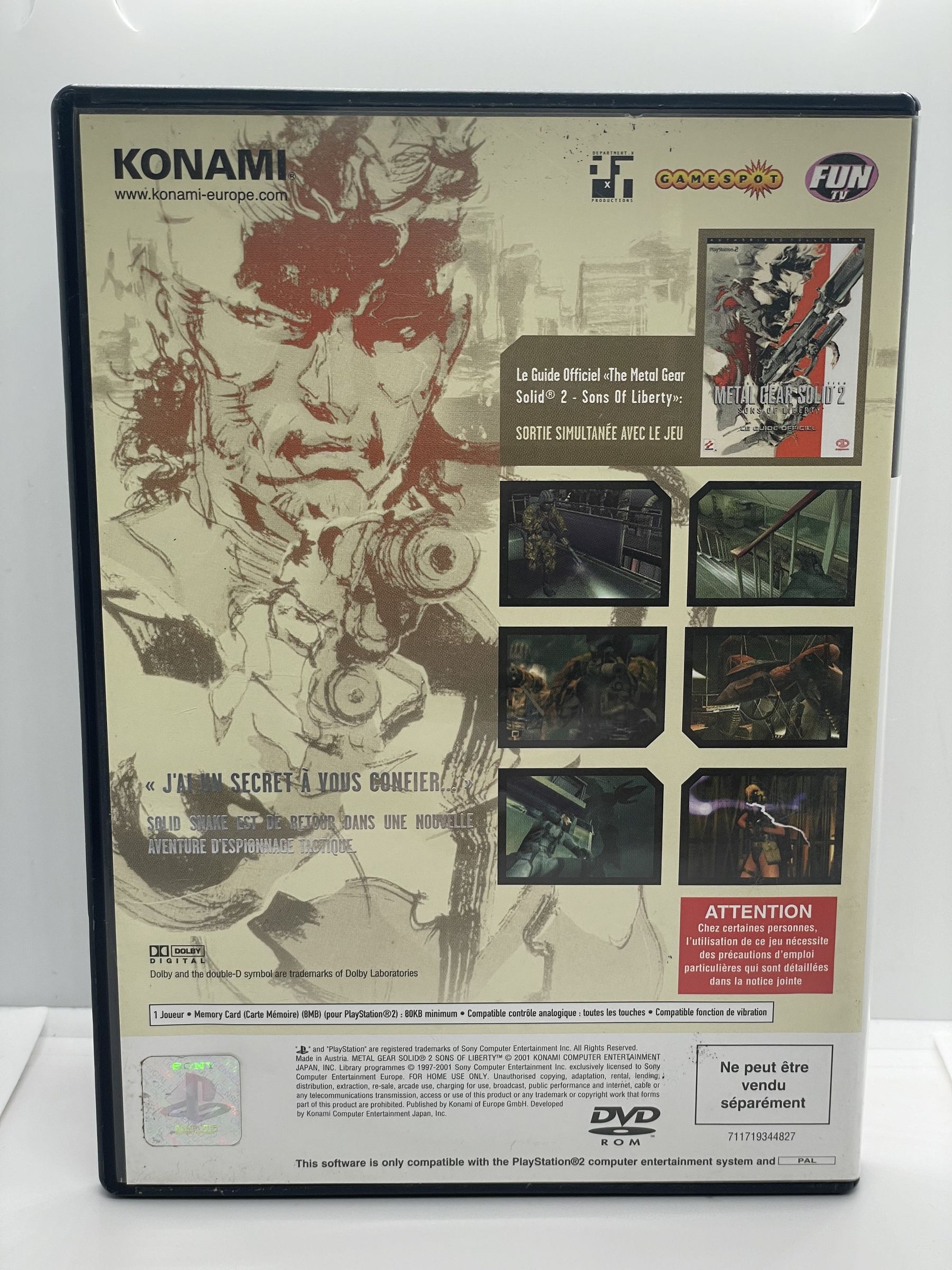 Metal Gear Solid 2 Sons of Liberty PS2