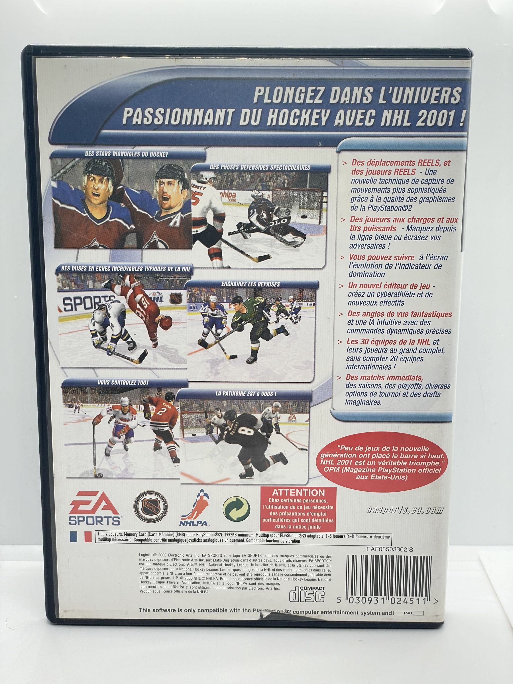 NHL 2001 PS2