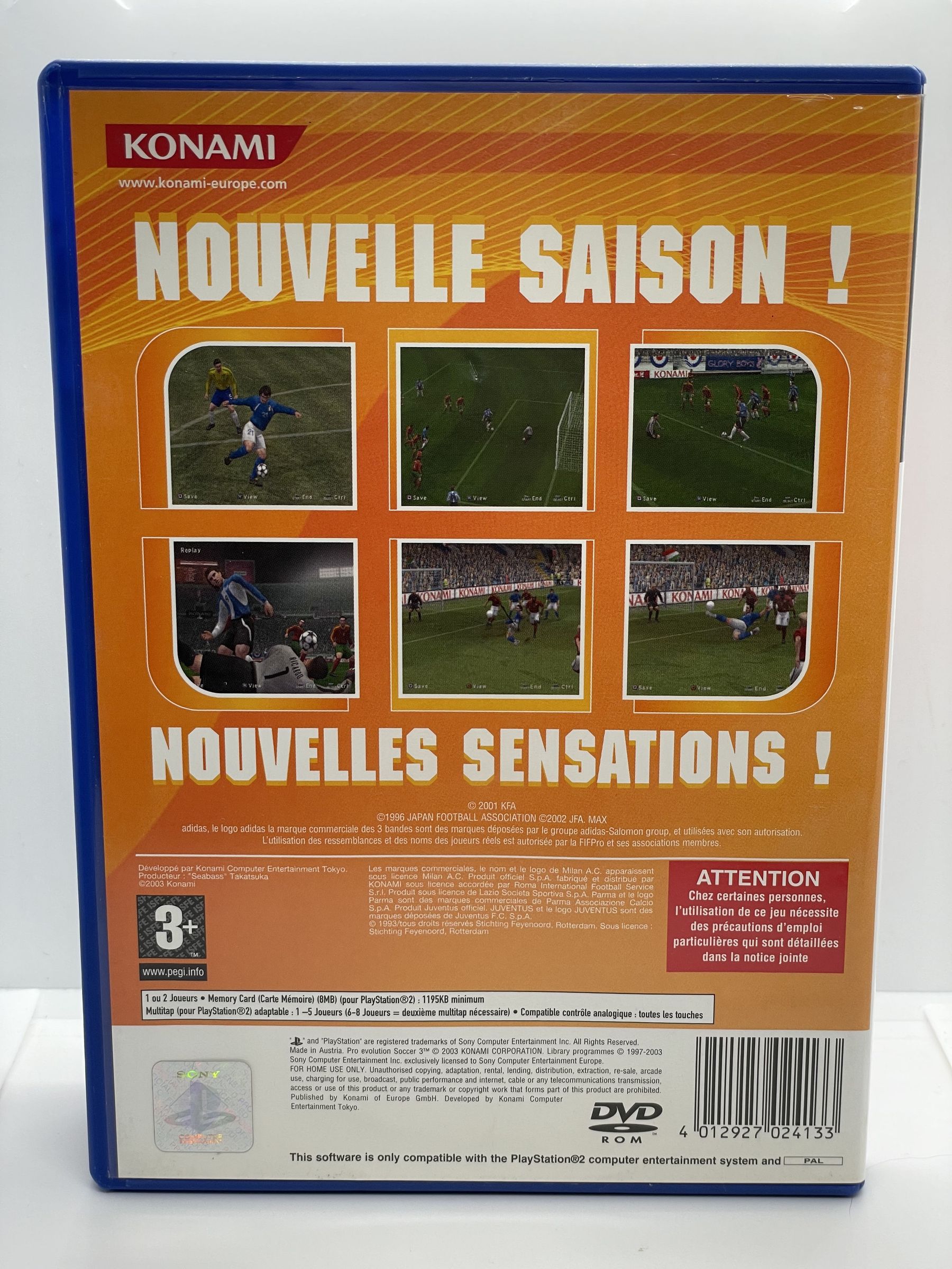 Pro Evolution Soccer 3 PS2