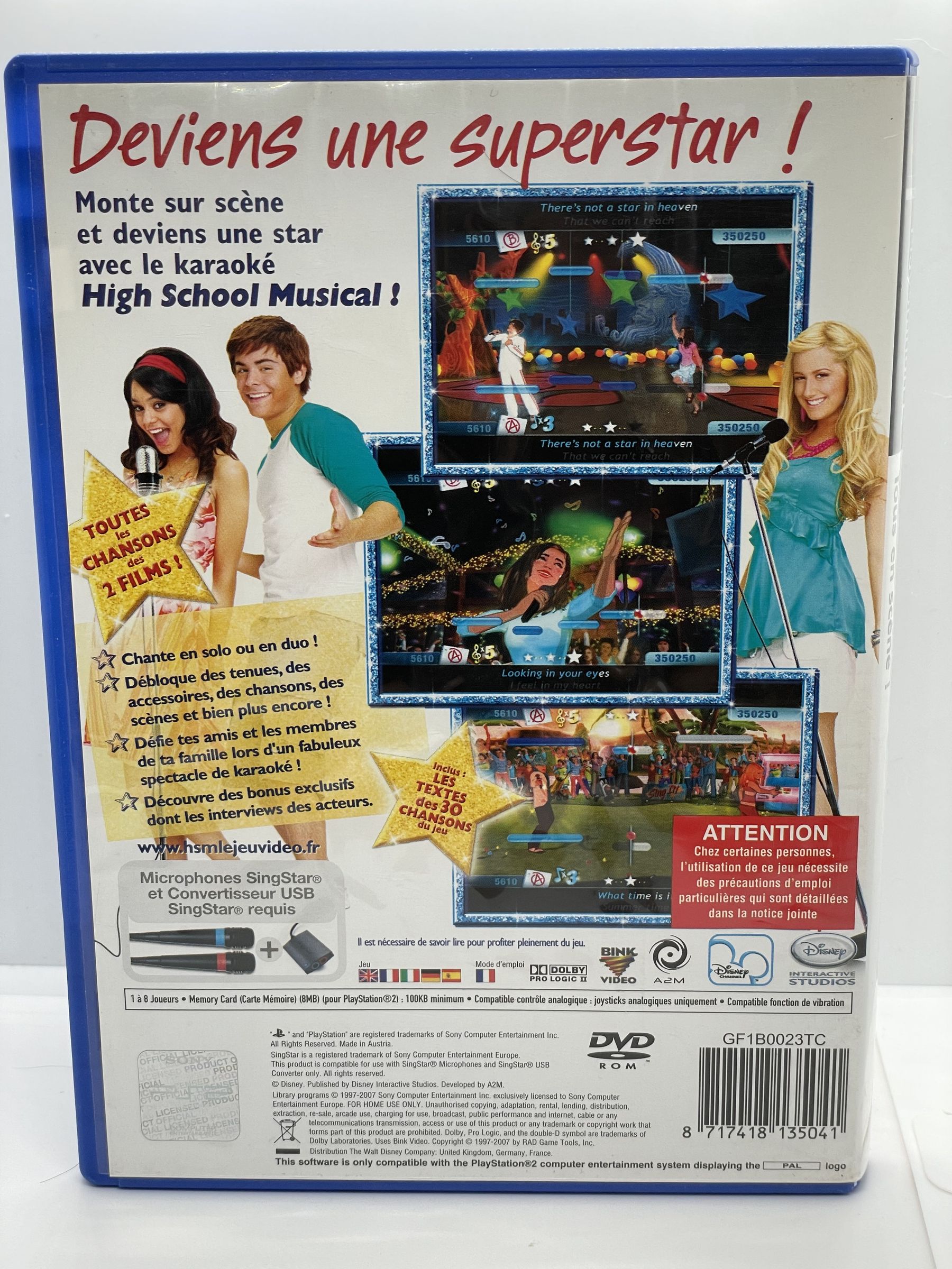 Disney High School Musical: Sing It! PS2