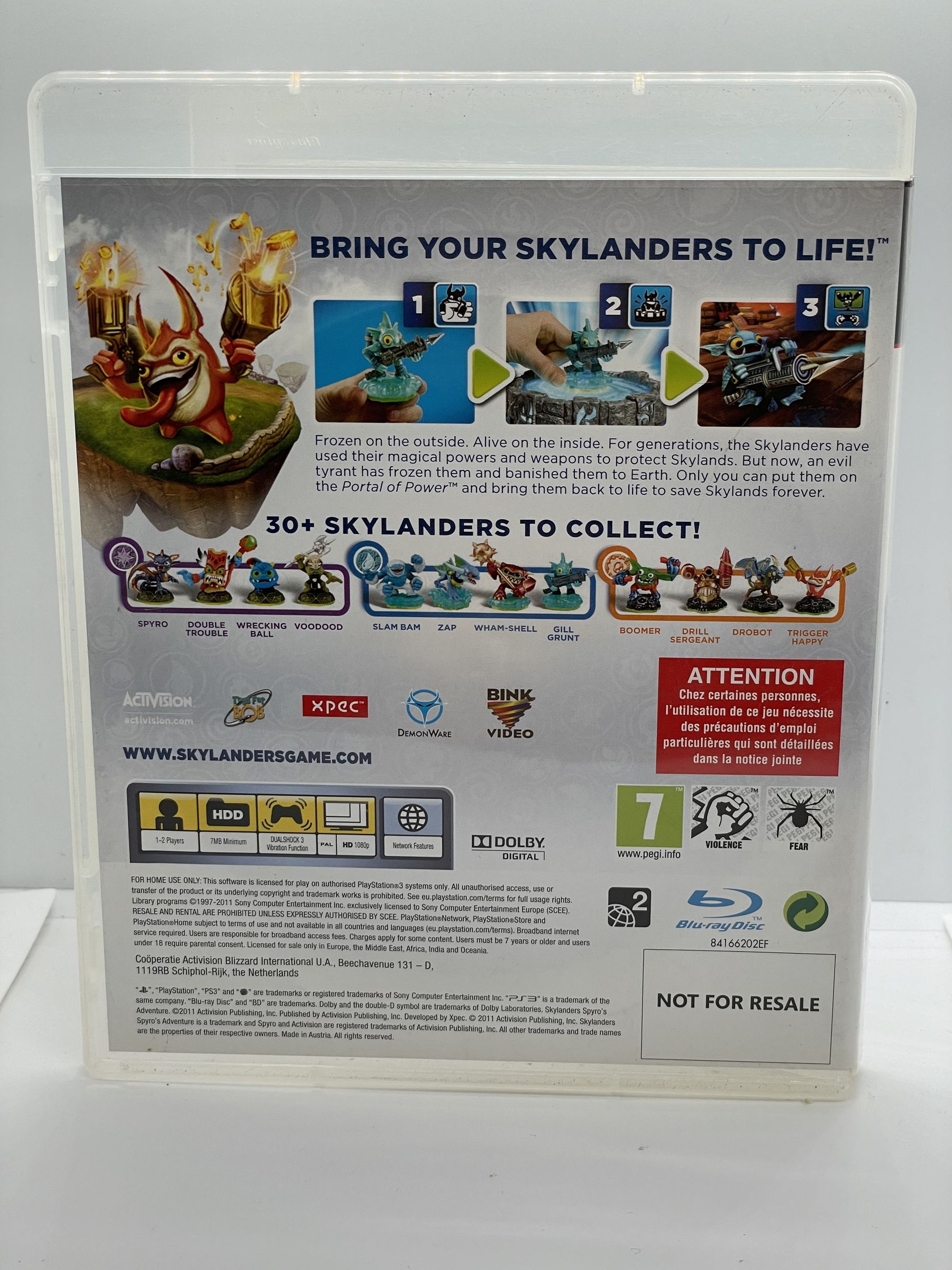 Skylanders Spyro's Adventure PS3