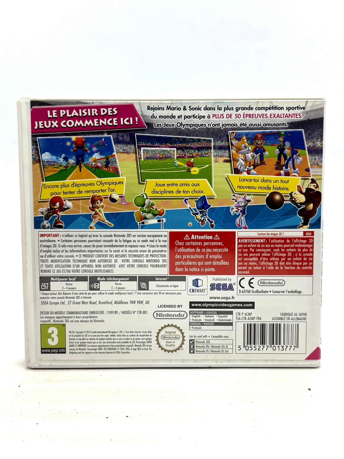 Mario & Sonic at the London 2012 Olympic Games Nintendo 3DS