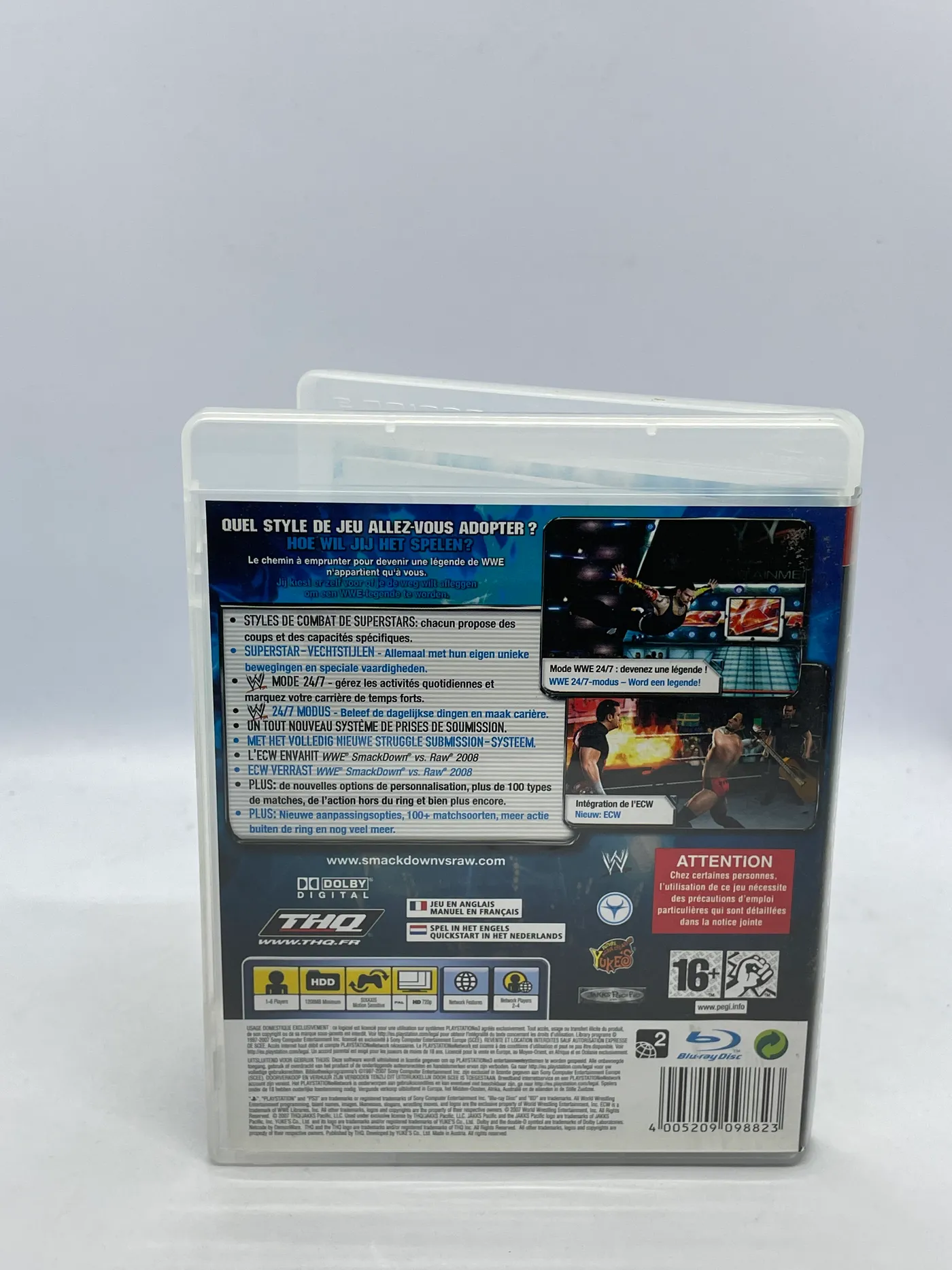 Smackdown vs Raw 2008 PS3
