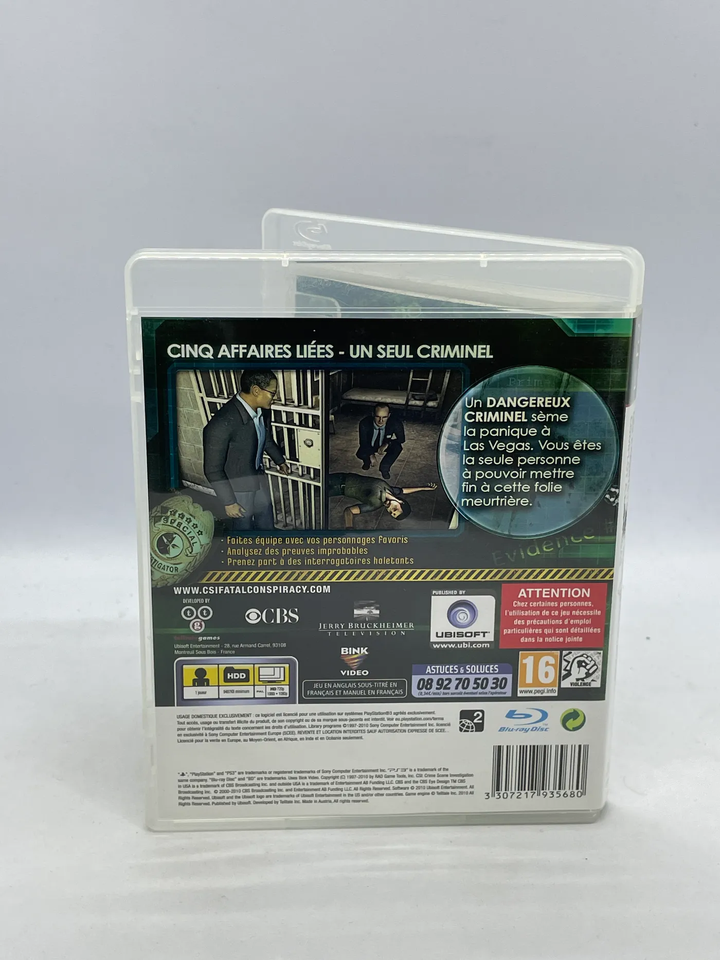 CSI Fatal Conspiracy PS3