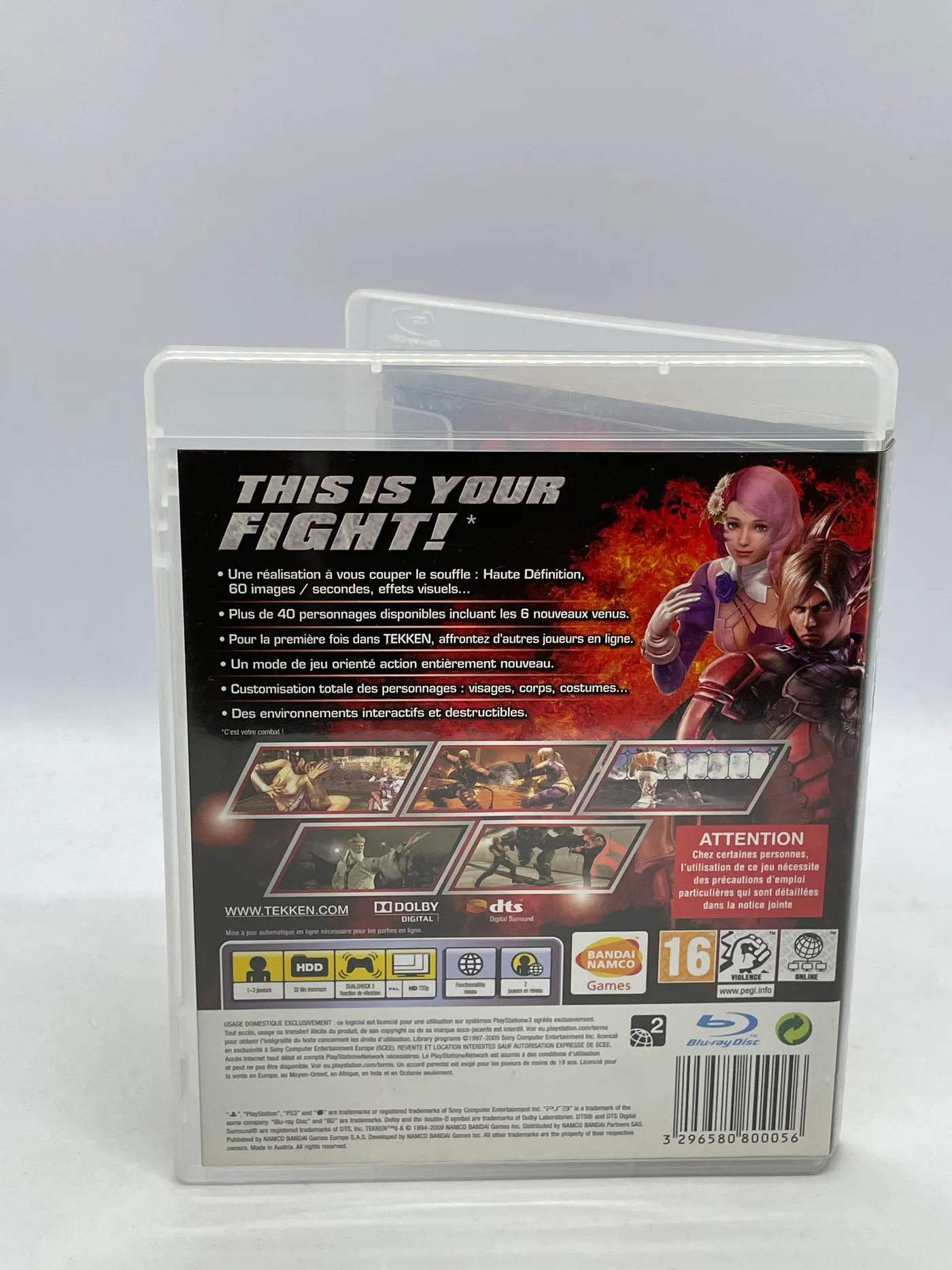 Jeu Playstation 3 Fighting Edition (3 jeux Inclus) Tekken Tag