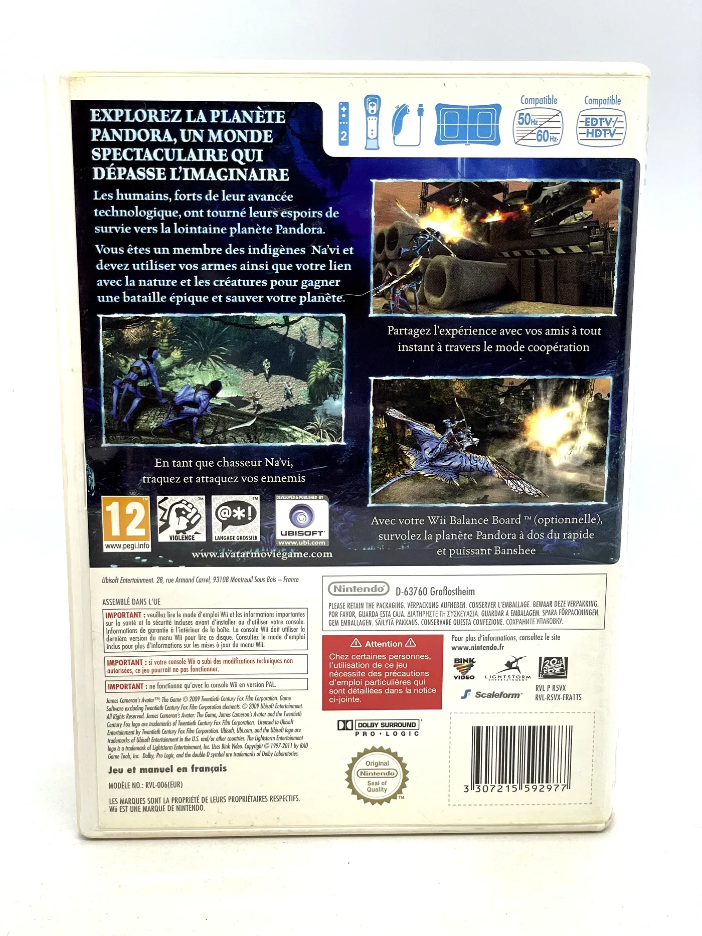 James Cameron's Avatar The Game Nintendo Wii