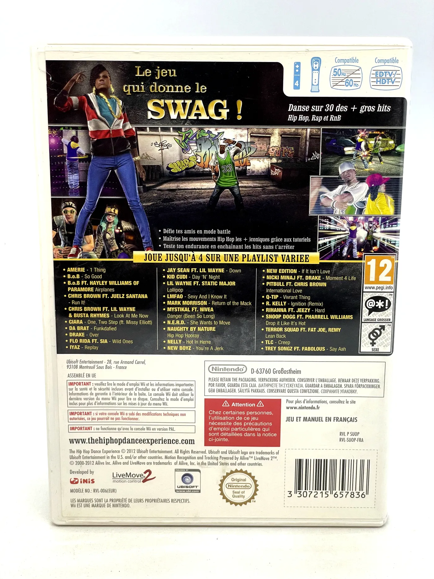 The Hip Hop Dance Experience Nintendo Wii