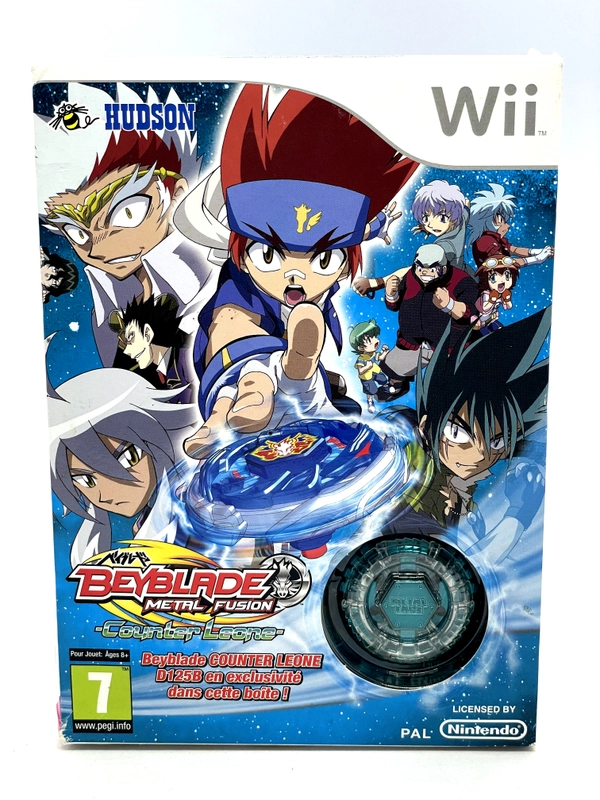 Beyblade Metal Fusion Counter Leone + Beyblade Nintendo Wii