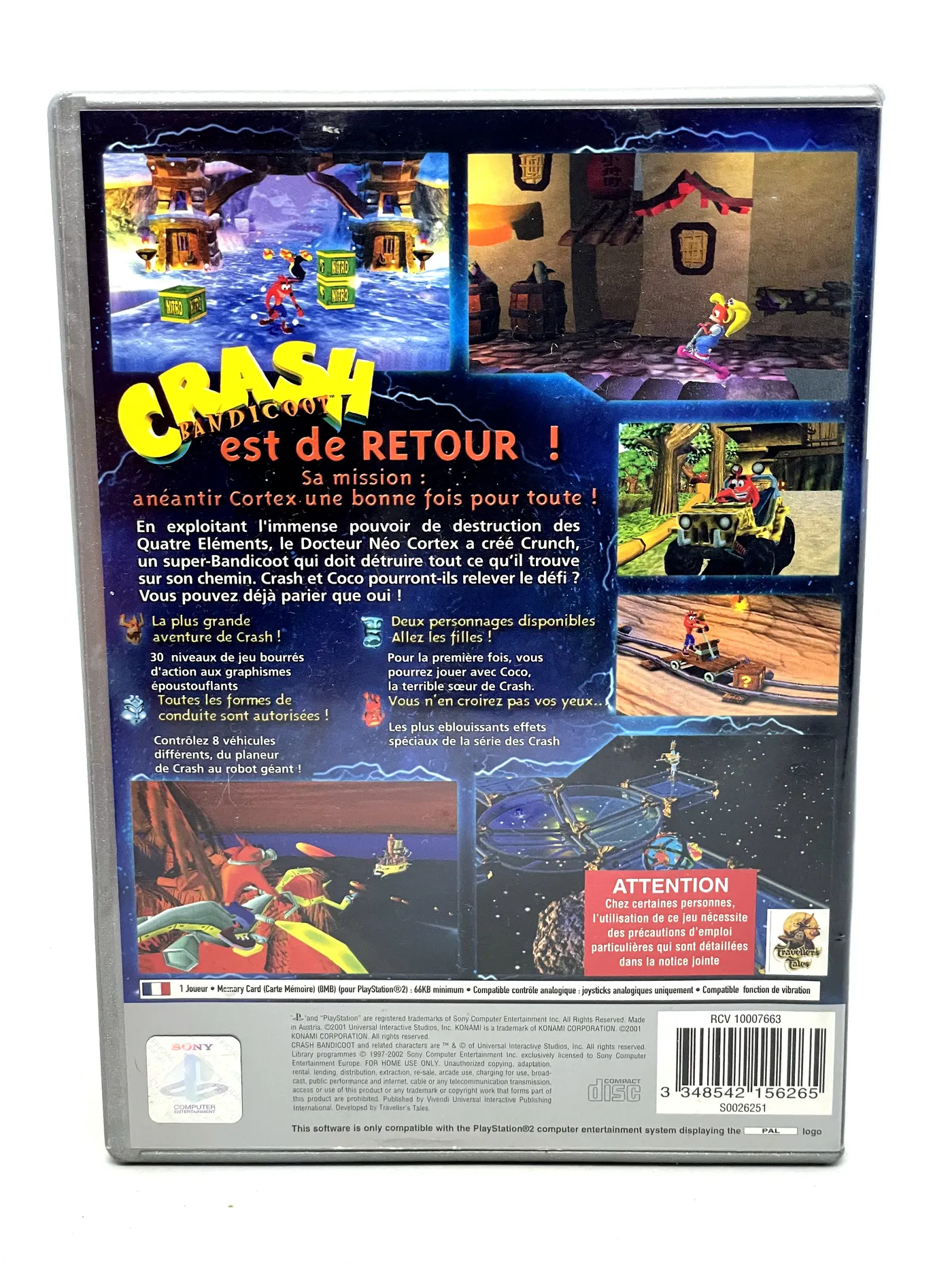 Crash Bandicoot Wrath of Cortex PS2