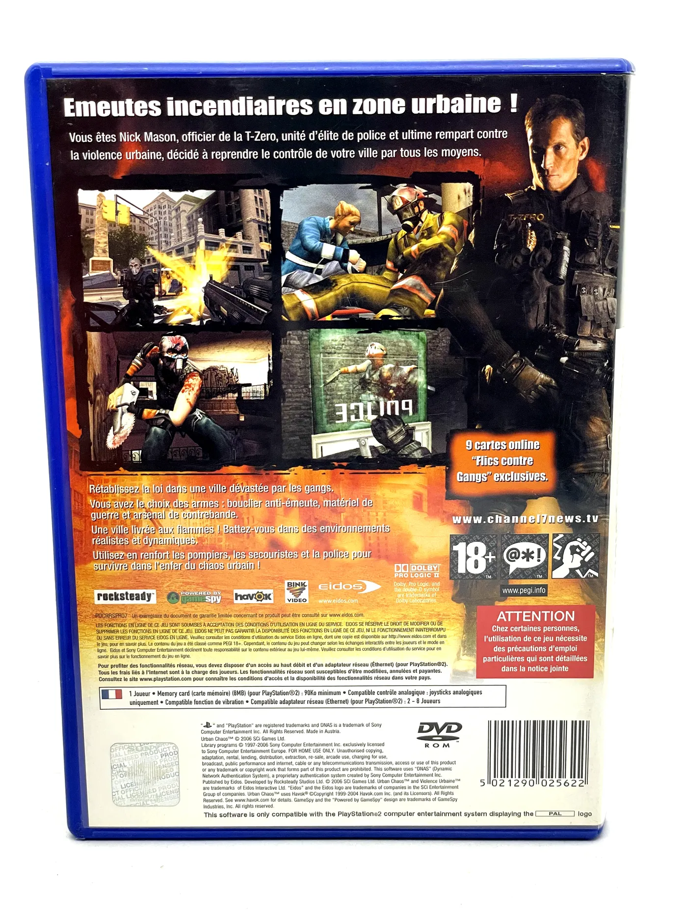 Urban Chaos Riot Response PS2 - PlayStation 2 | Retrobroker