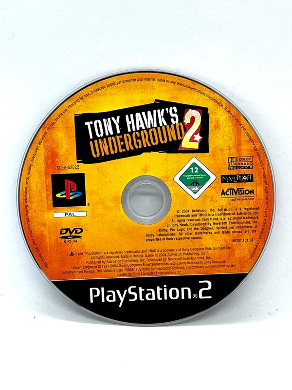 PS2 Playstation 2 PAL tony hawk's underground 2 promo